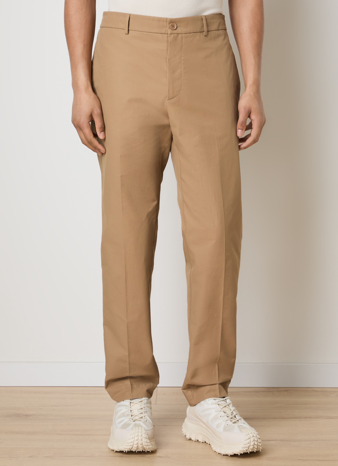 Moncler Straight fit chino met steekzakken - detail 4 camel