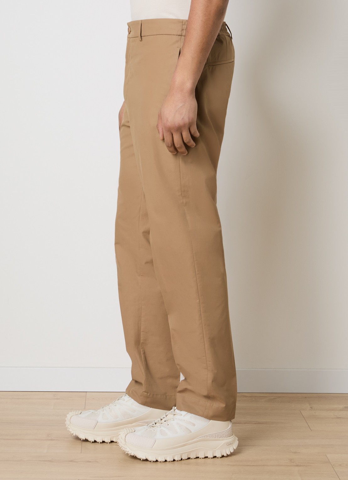 Moncler Straight fit chino met steekzakken - detail 5 camel