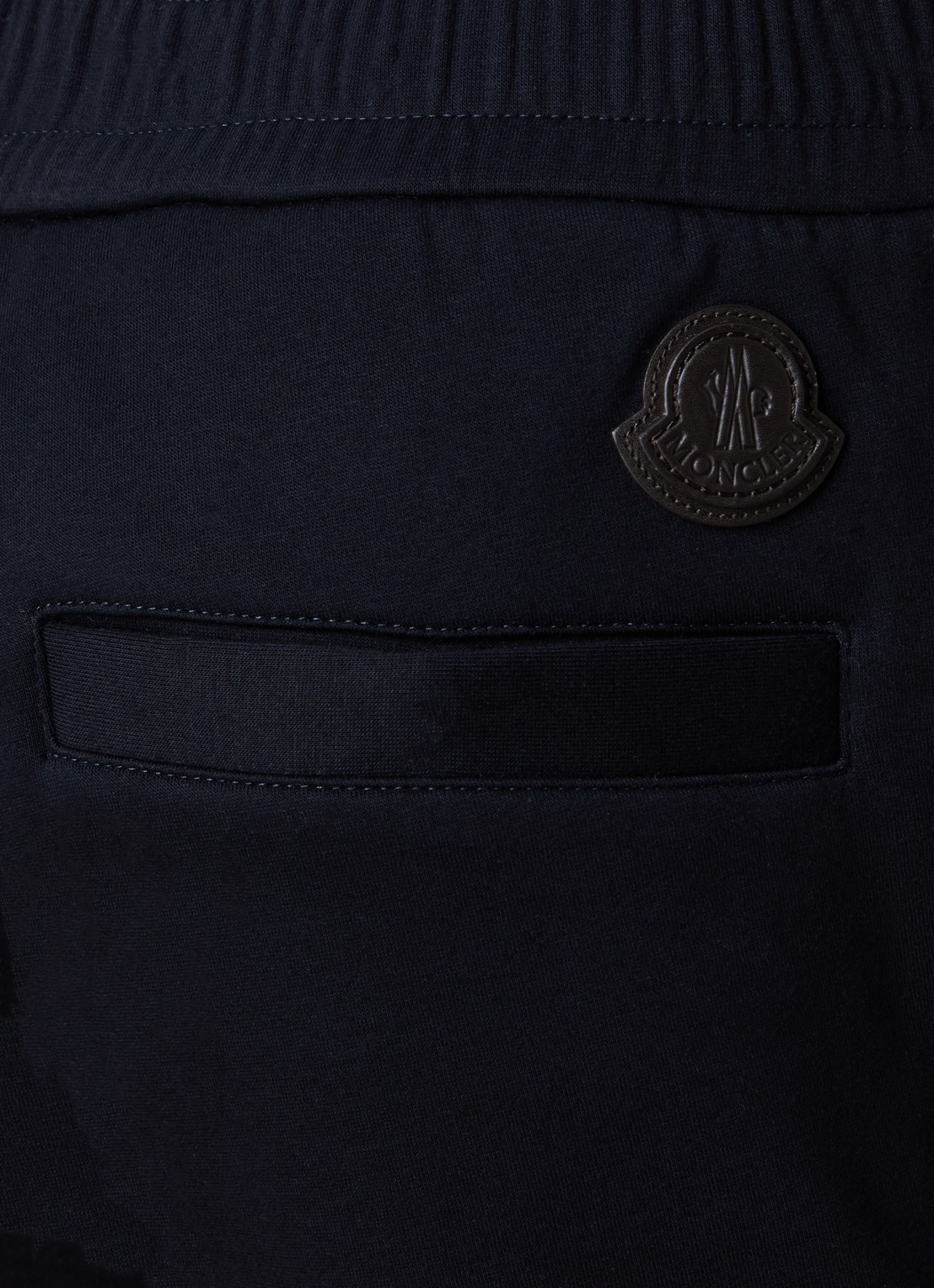 Moncler Straight fit joggingbroek met steekzakken - detail 6 donkerblauw