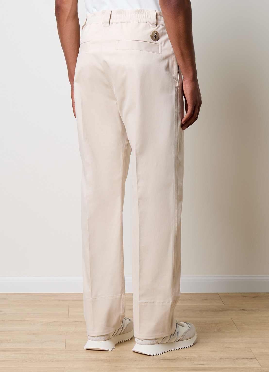 Moncler Straight fit pantalon met steekzakken - achterkant 6 creme