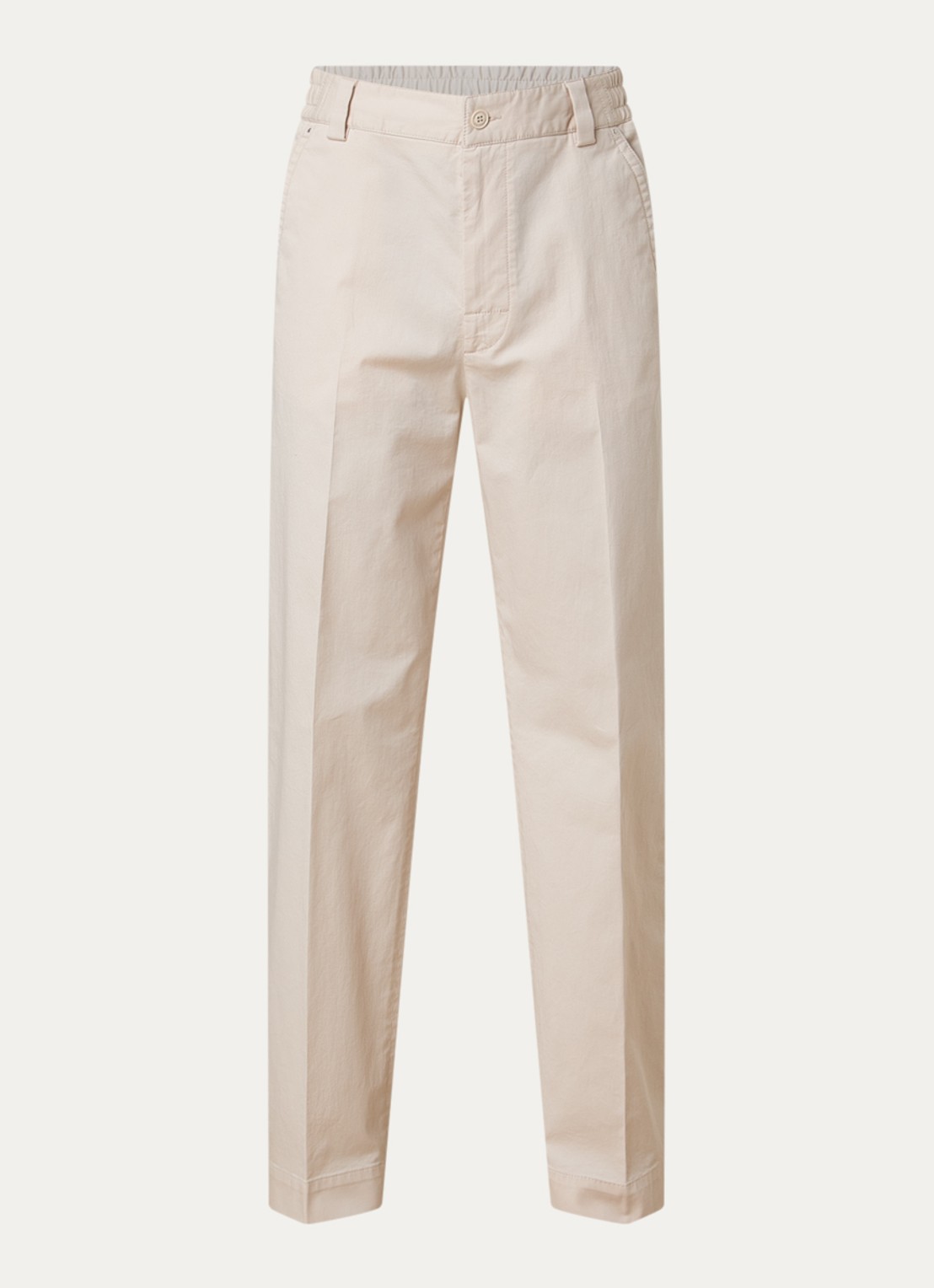 Moncler Straight fit pantalon met steekzakken - voorkant 5 creme