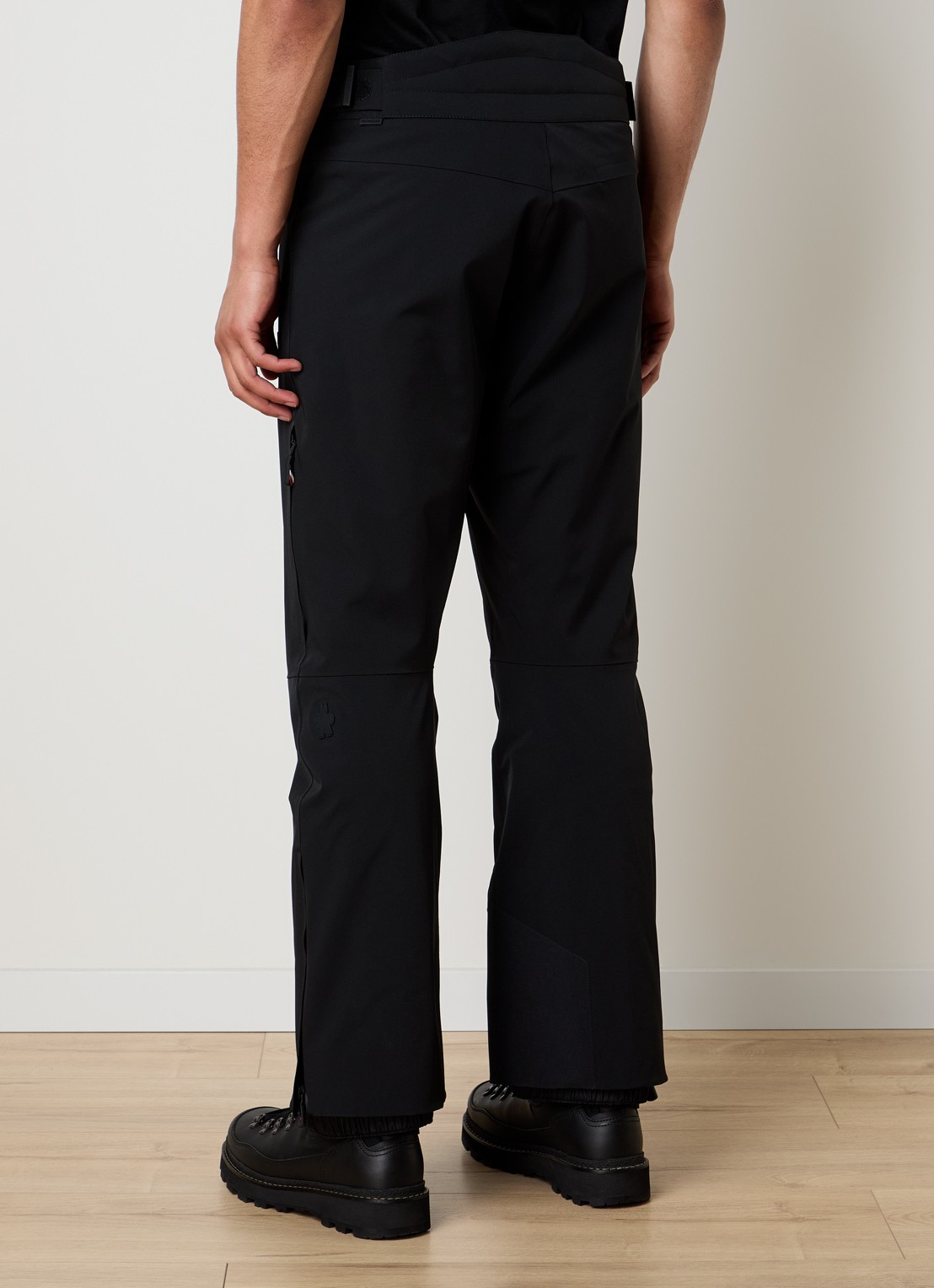 Moncler Straight fit skibroek met ritszakken - achterkant 9 zwart
