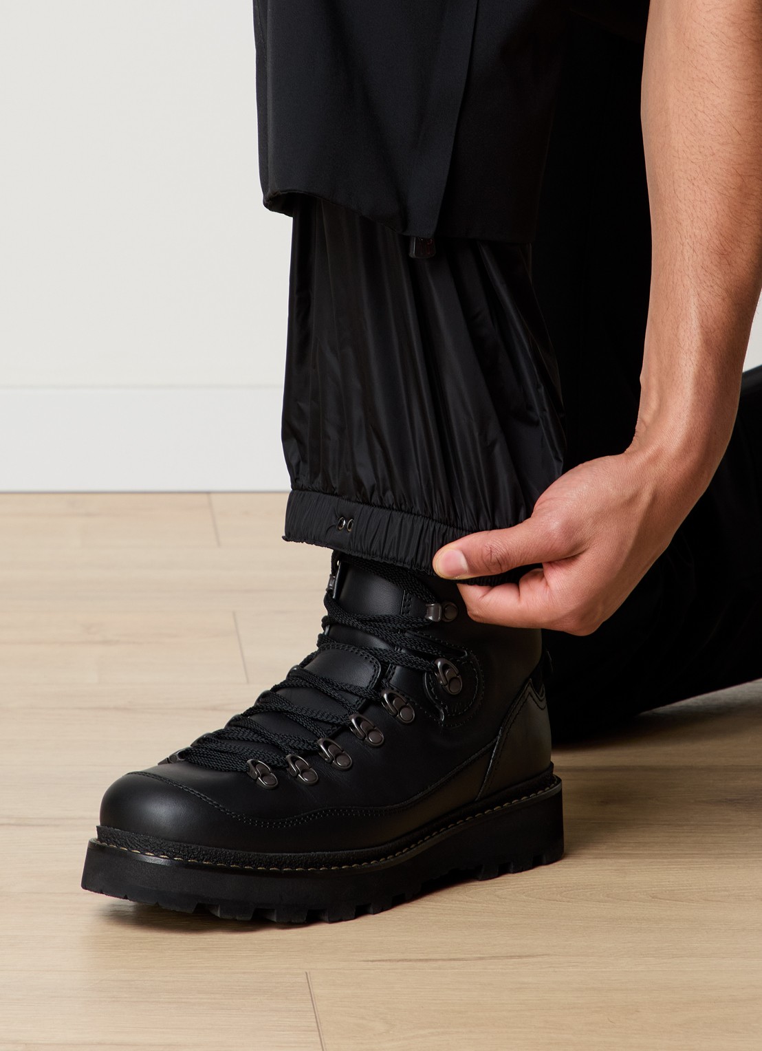 Moncler Straight fit skibroek met ritszakken - detail 6 zwart