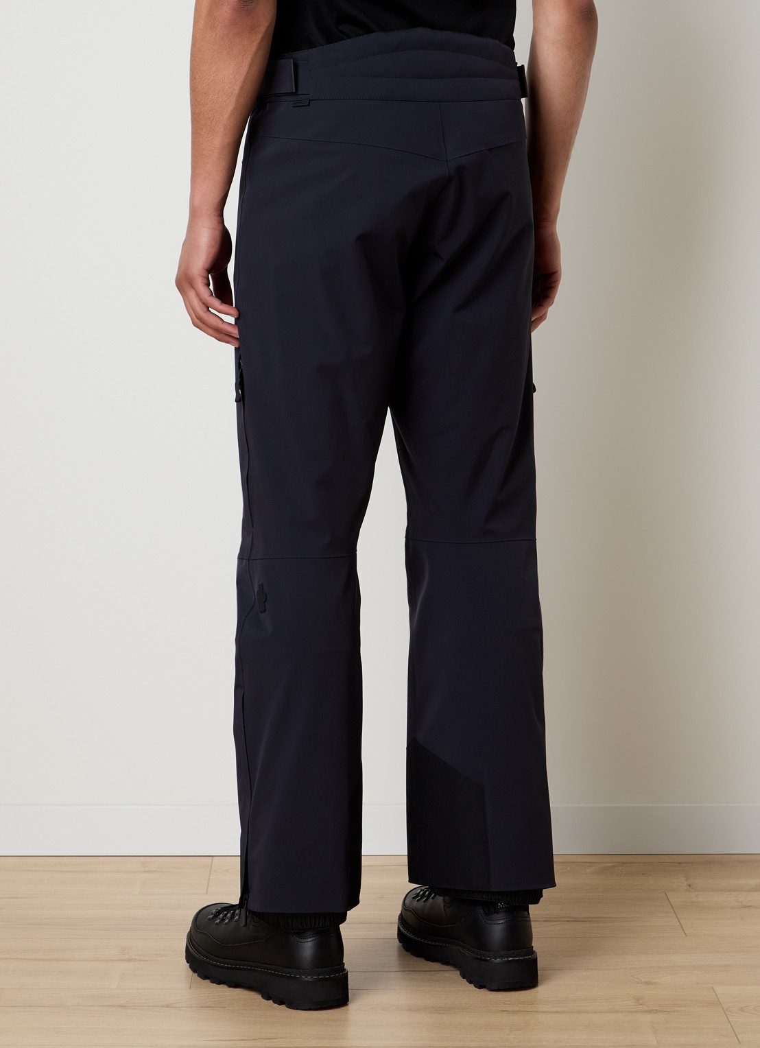 Moncler Straight fit skibroek met ritszakken - achterkant 10 zwart