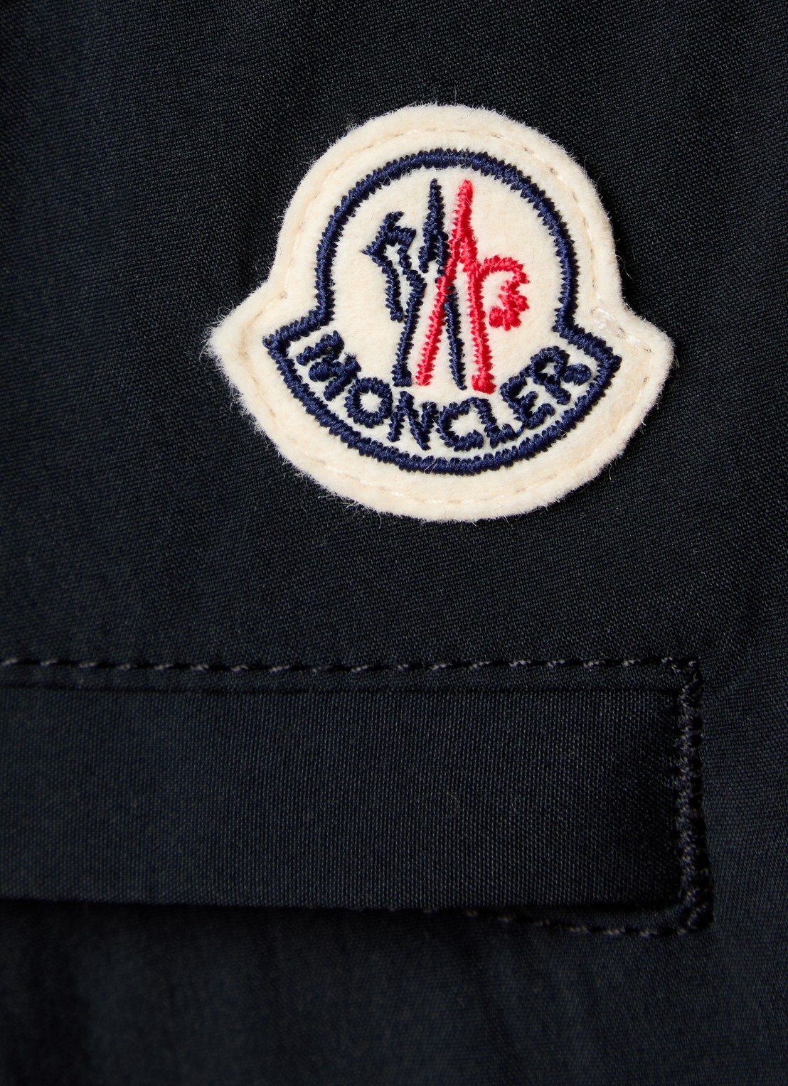 Moncler Straight fit trackpants met trekkoord en steekzakken - detail 6 zwart