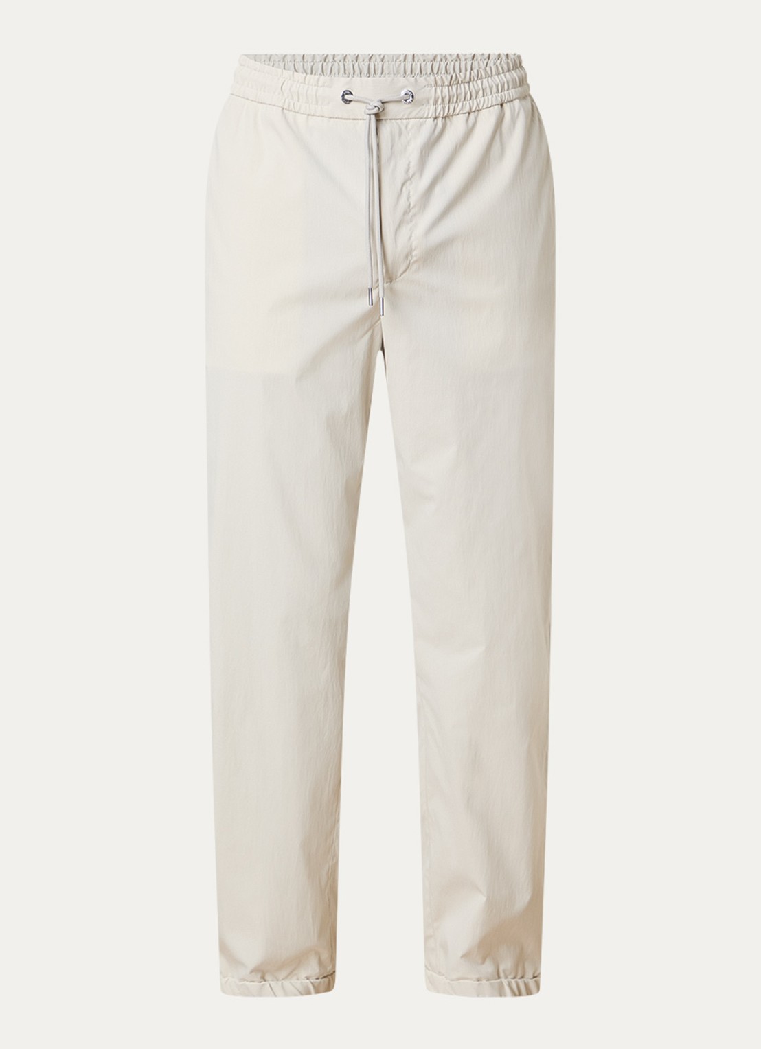 Moncler Straight fit trackpants met trekkoord en steekzakken - voorkant 2 beige