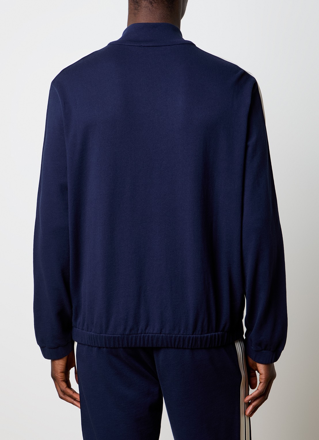 Moncler Sweatvest met logo - achterkant donkerblauw