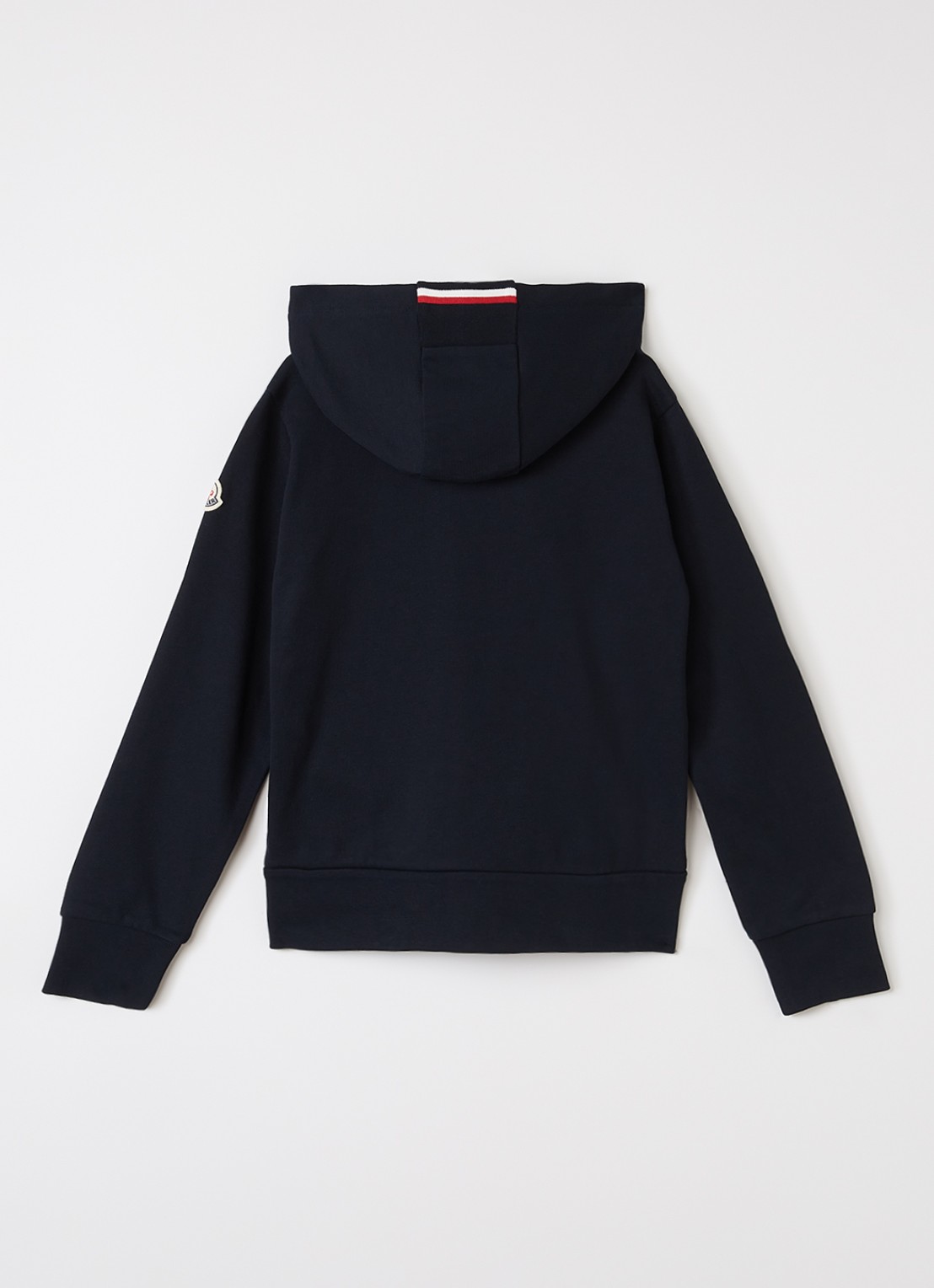 Moncler Sweatvest met logoborduring - achterkant donkerblauw