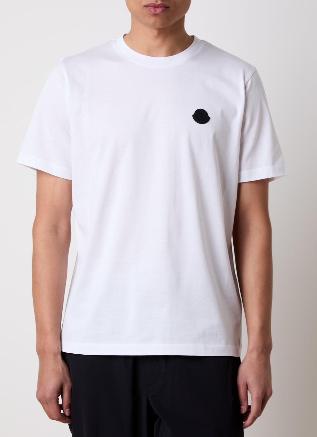Moncler T-shirt met logo en backprint  - detail 2 wit