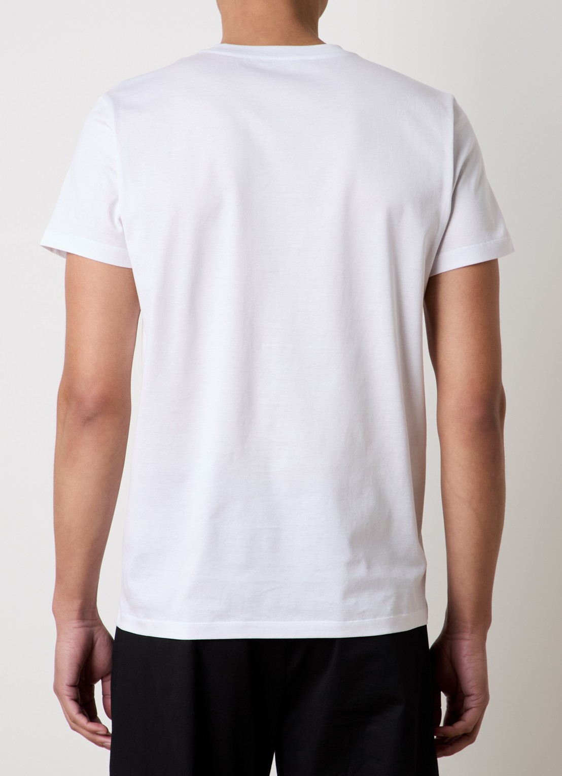 Moncler T-shirt met logo - achterkant 5 wit