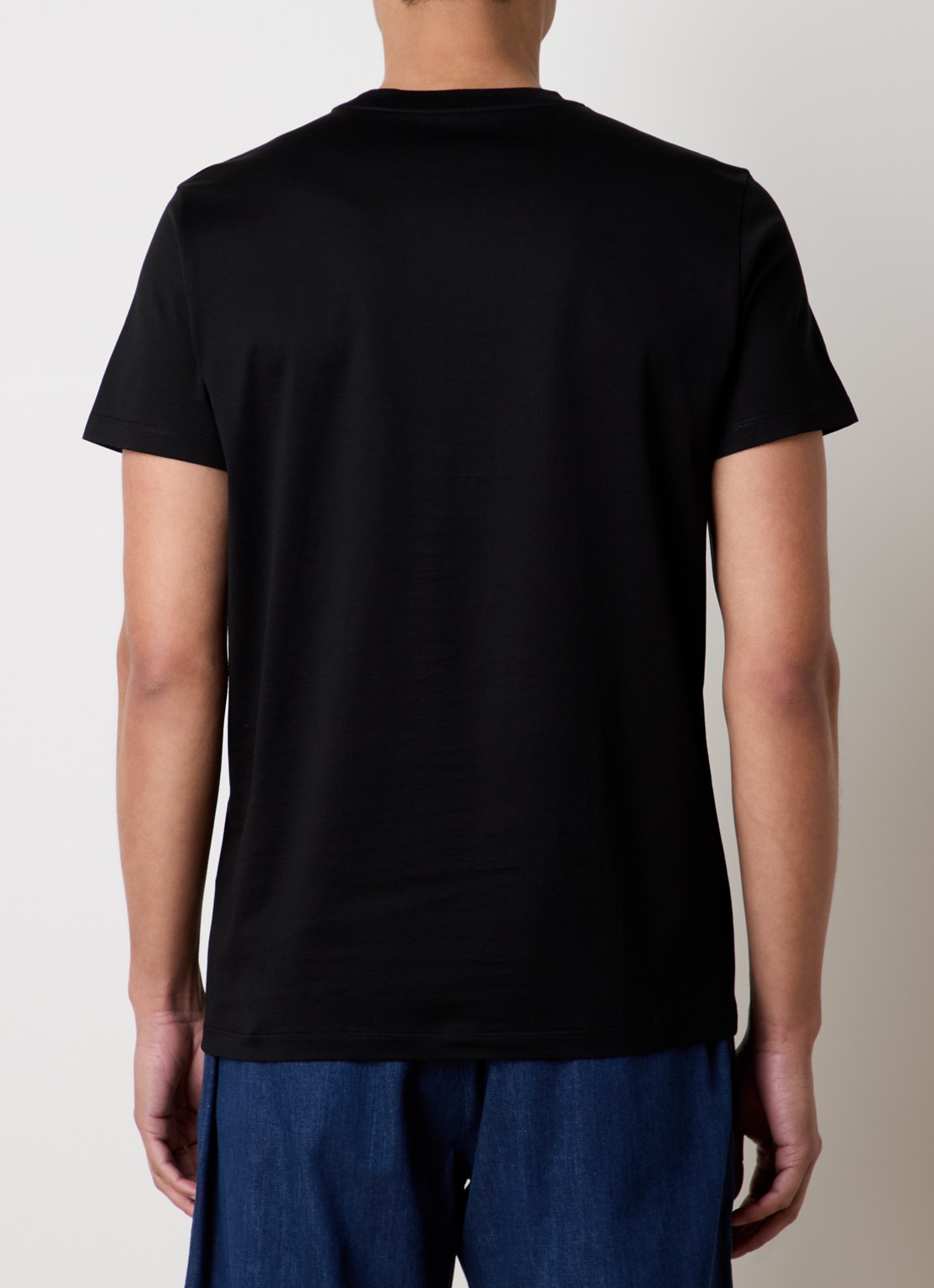 Moncler T-shirt met logo - achterkant zwart