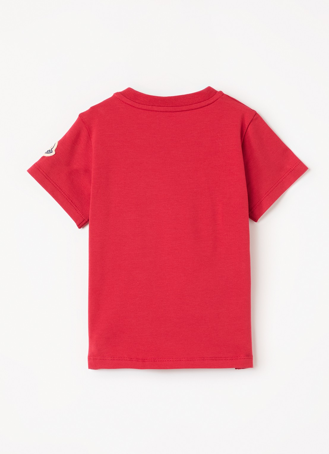 Moncler T-shirt met print - voorkant 2 rood