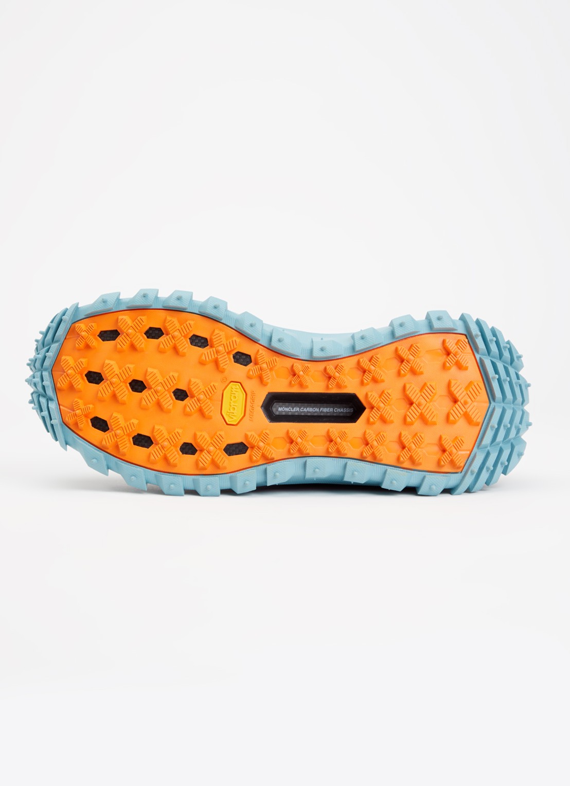 Moncler Trailgrip Amoeba sneaker met leren details - detail 5 beige