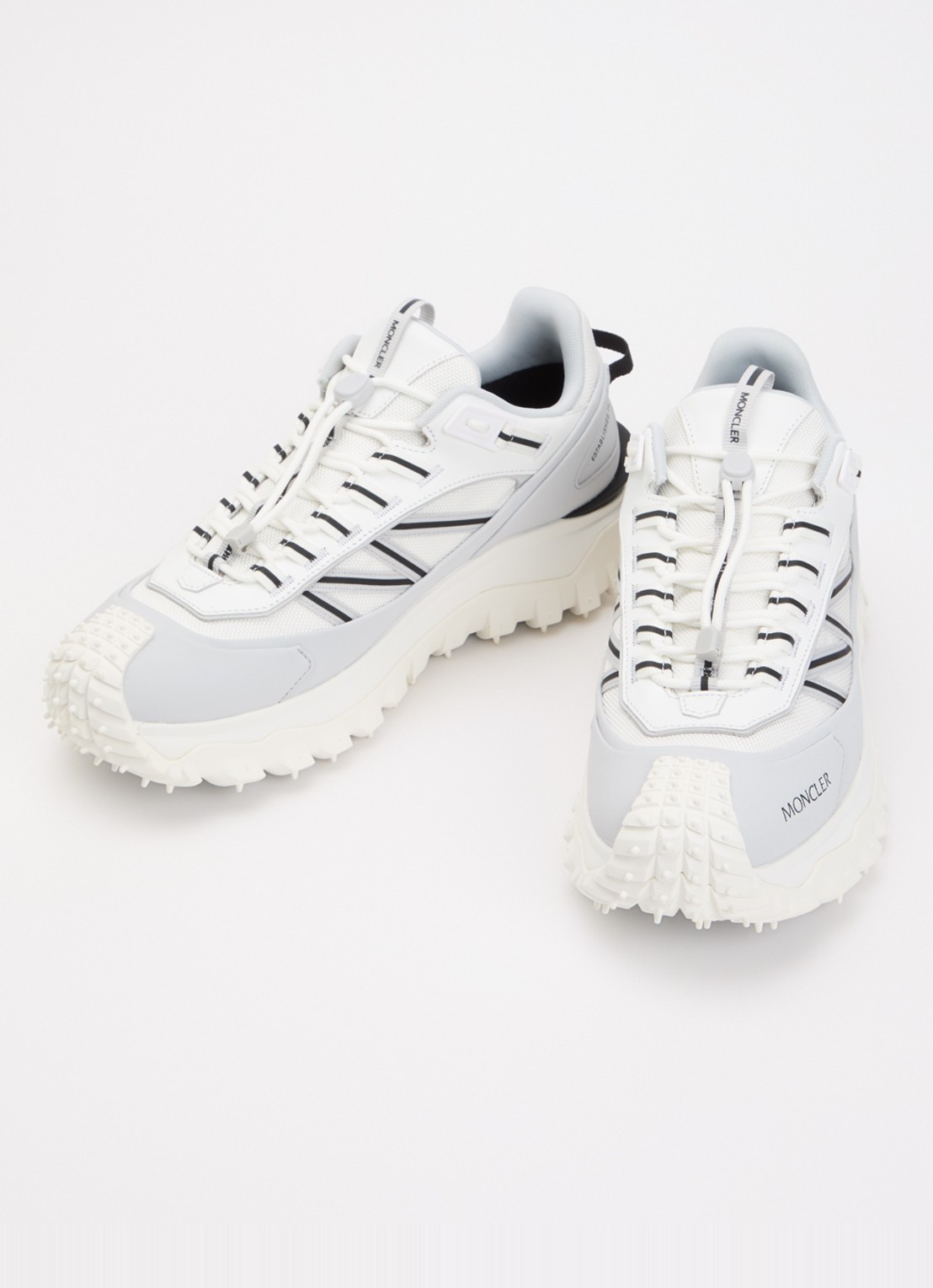 Moncler Trailgrip Gore-Tex sneaker met leren details - detail 4 wit