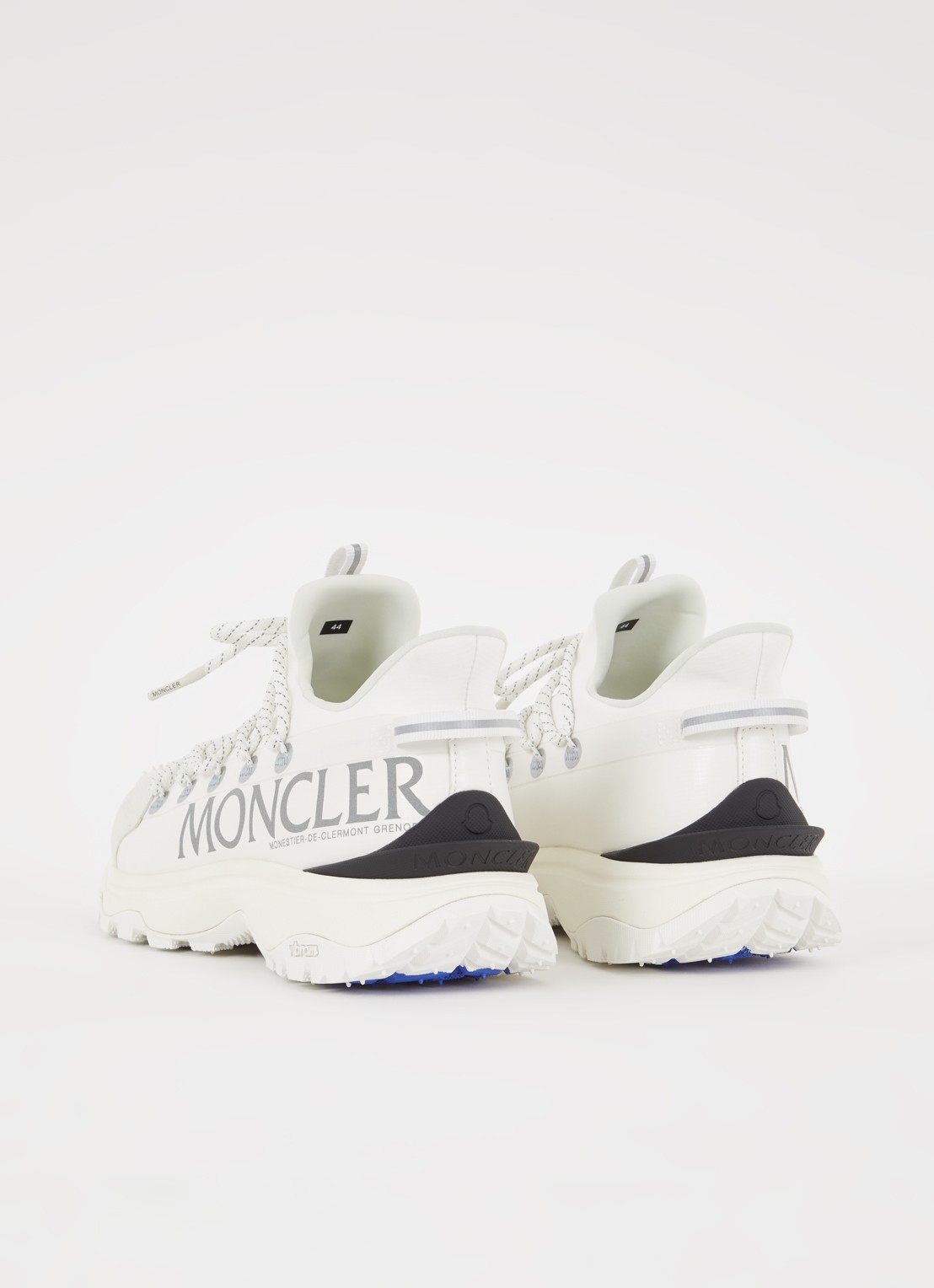 Moncler Trailgrip Lite 2 sneaker met logo - achterkant 5 gebroken wit