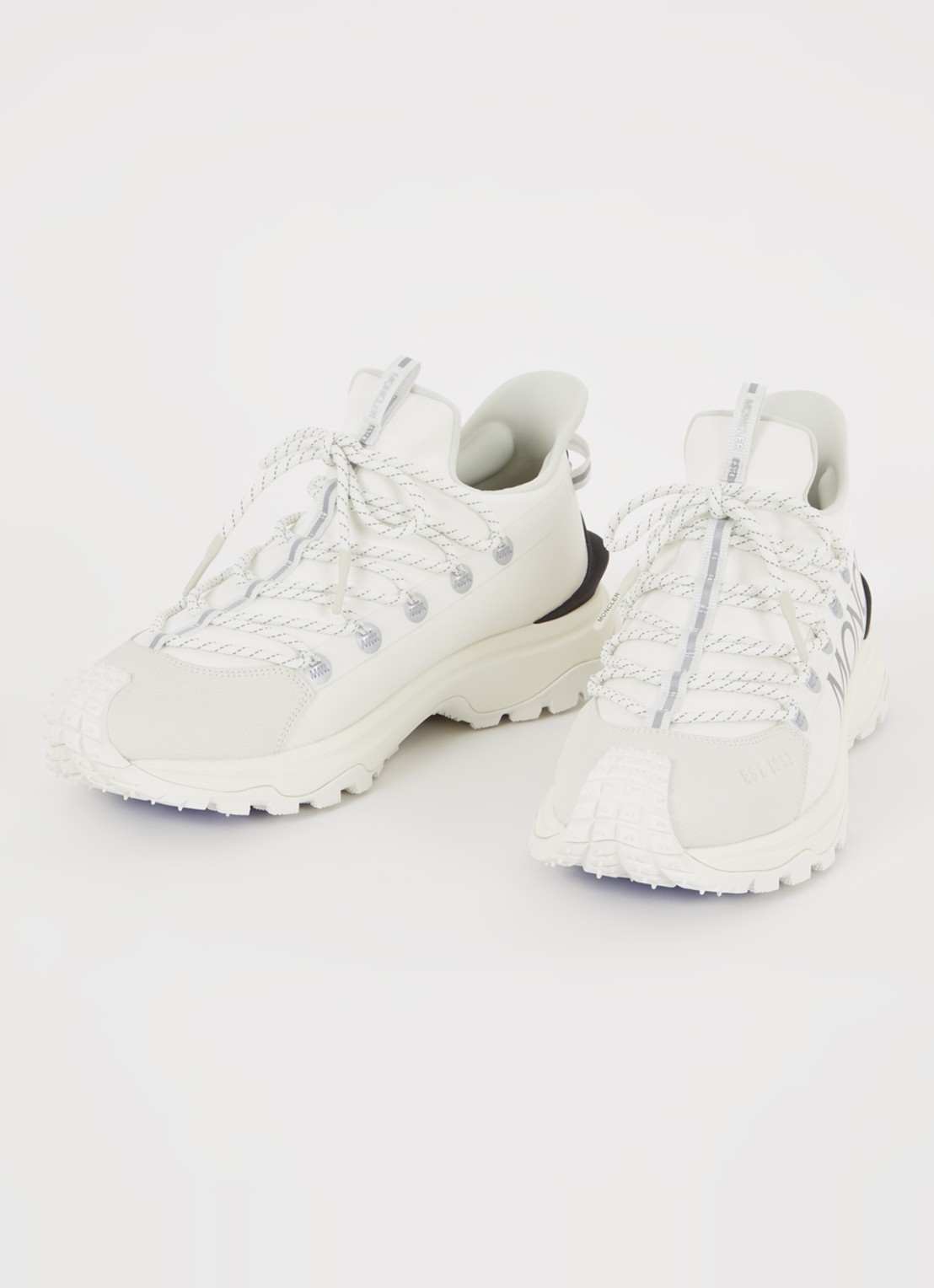 Moncler Trailgrip Lite 2 sneaker met logo - detail gebroken wit
