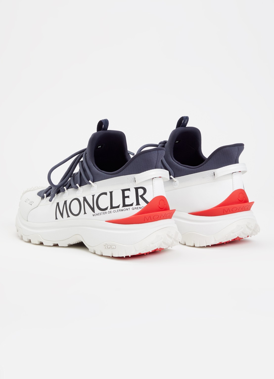 Moncler Trailgrip Lite2 sneaker met logo - achterkant wit