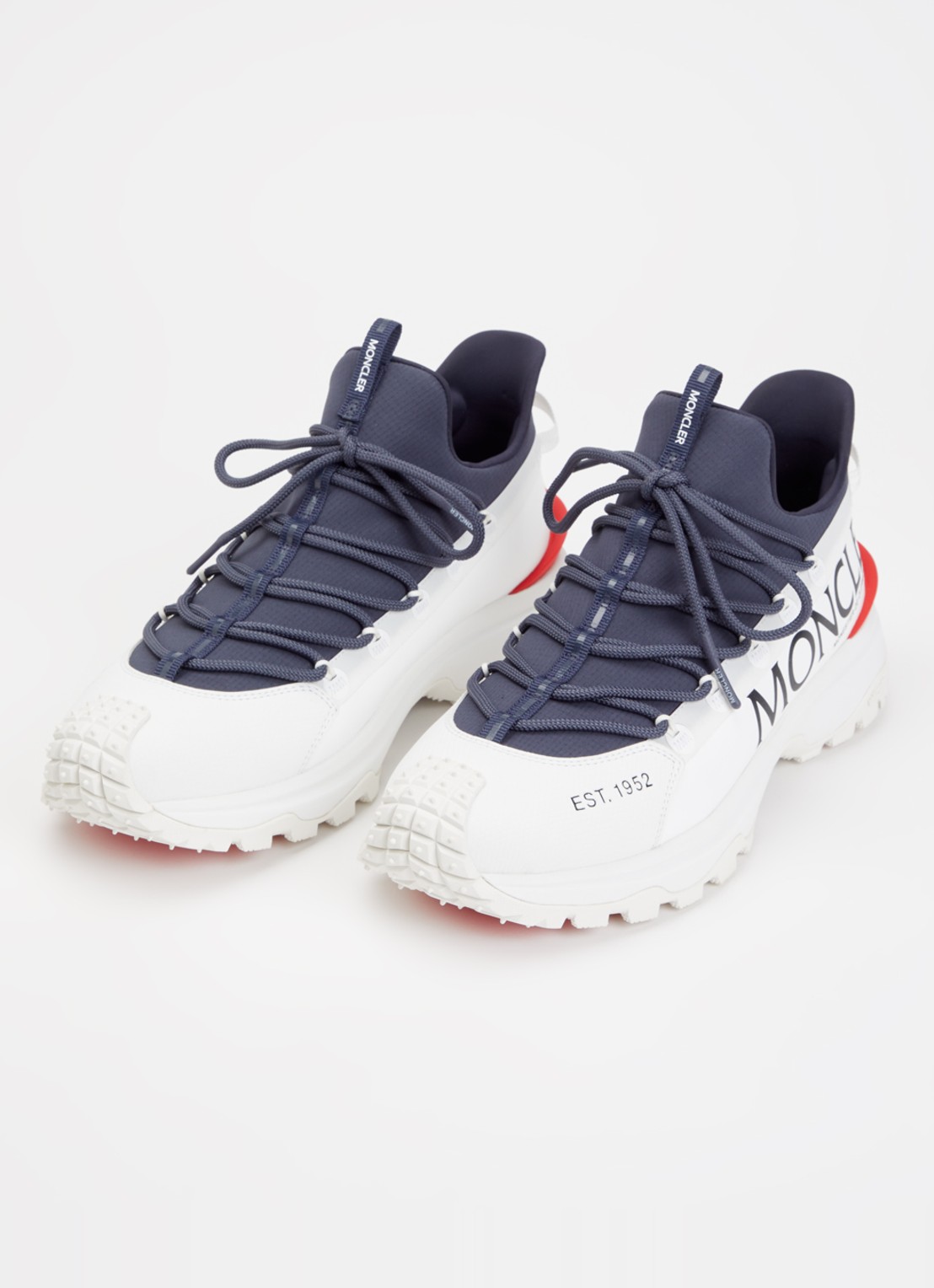 Moncler Trailgrip Lite2 sneaker met logo - detail 4 wit