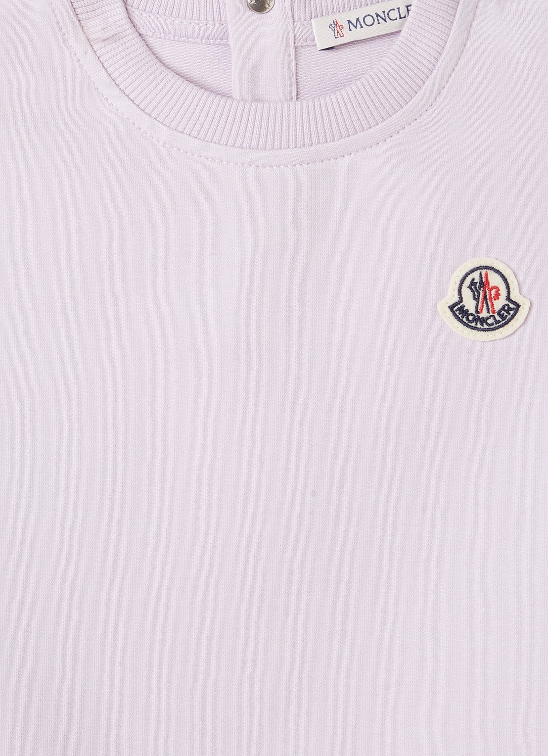 Moncler Trui-jurk met logo - detail 3 lila