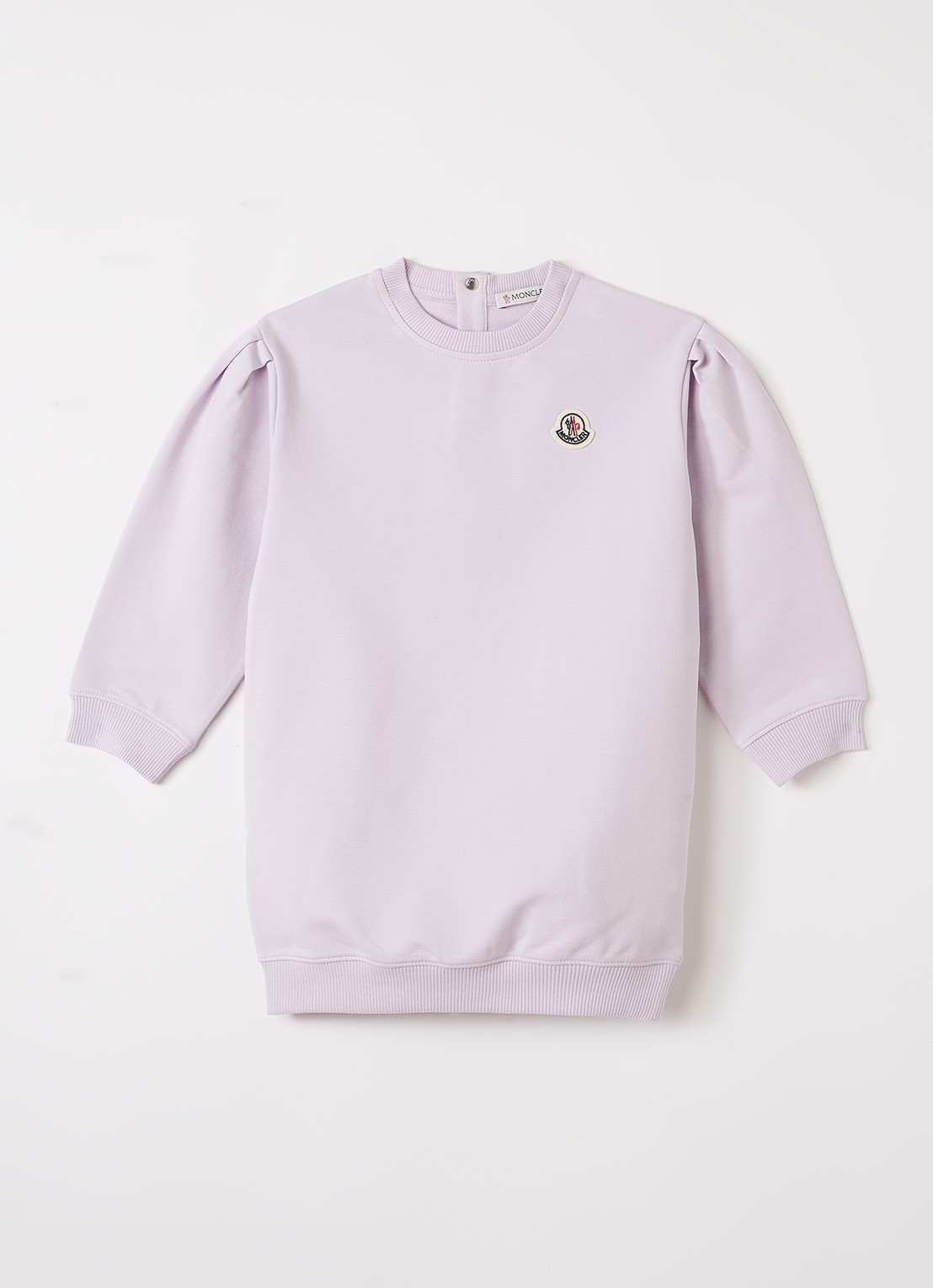 Moncler Trui-jurk met logo - voorkant lila