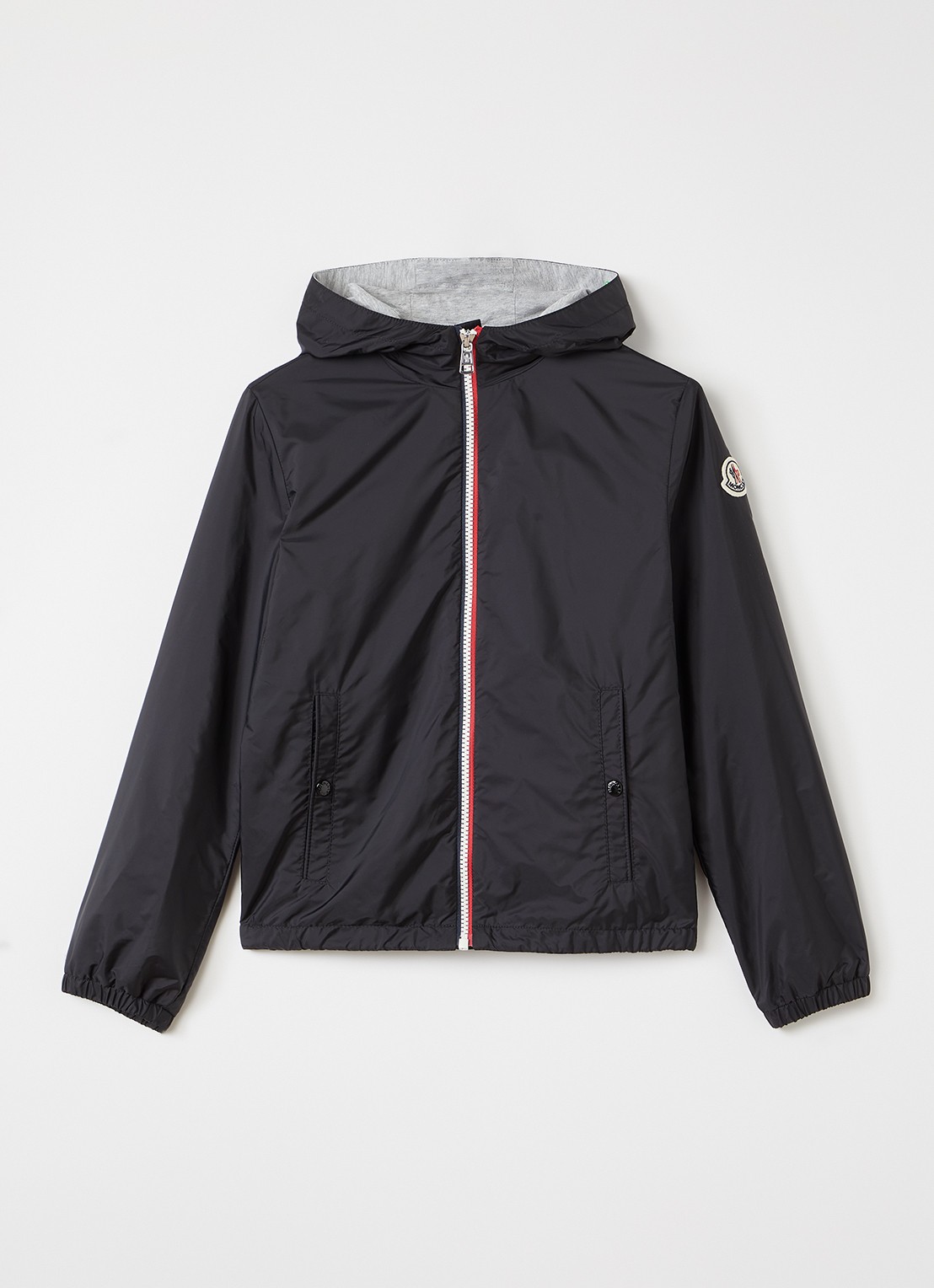 Moncler Urville windjack met capuchon - voorkant zwart