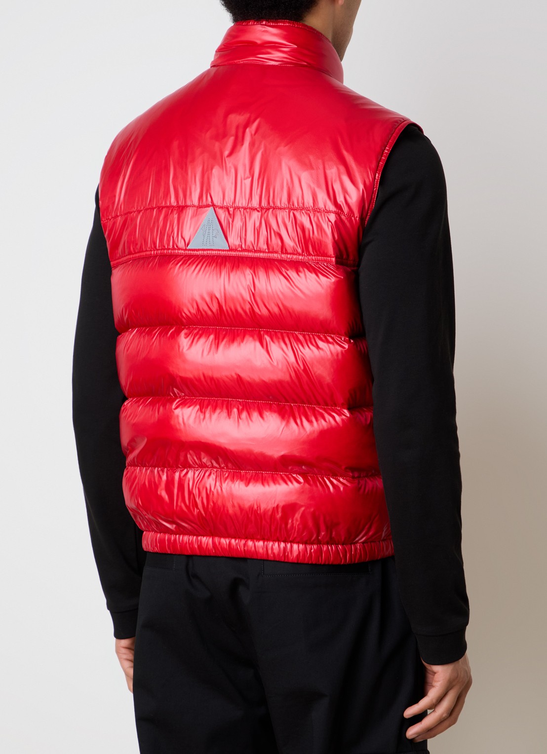 Moncler Uychi gewatteerd bomberjack met donsvulling - achterkant 6 rood