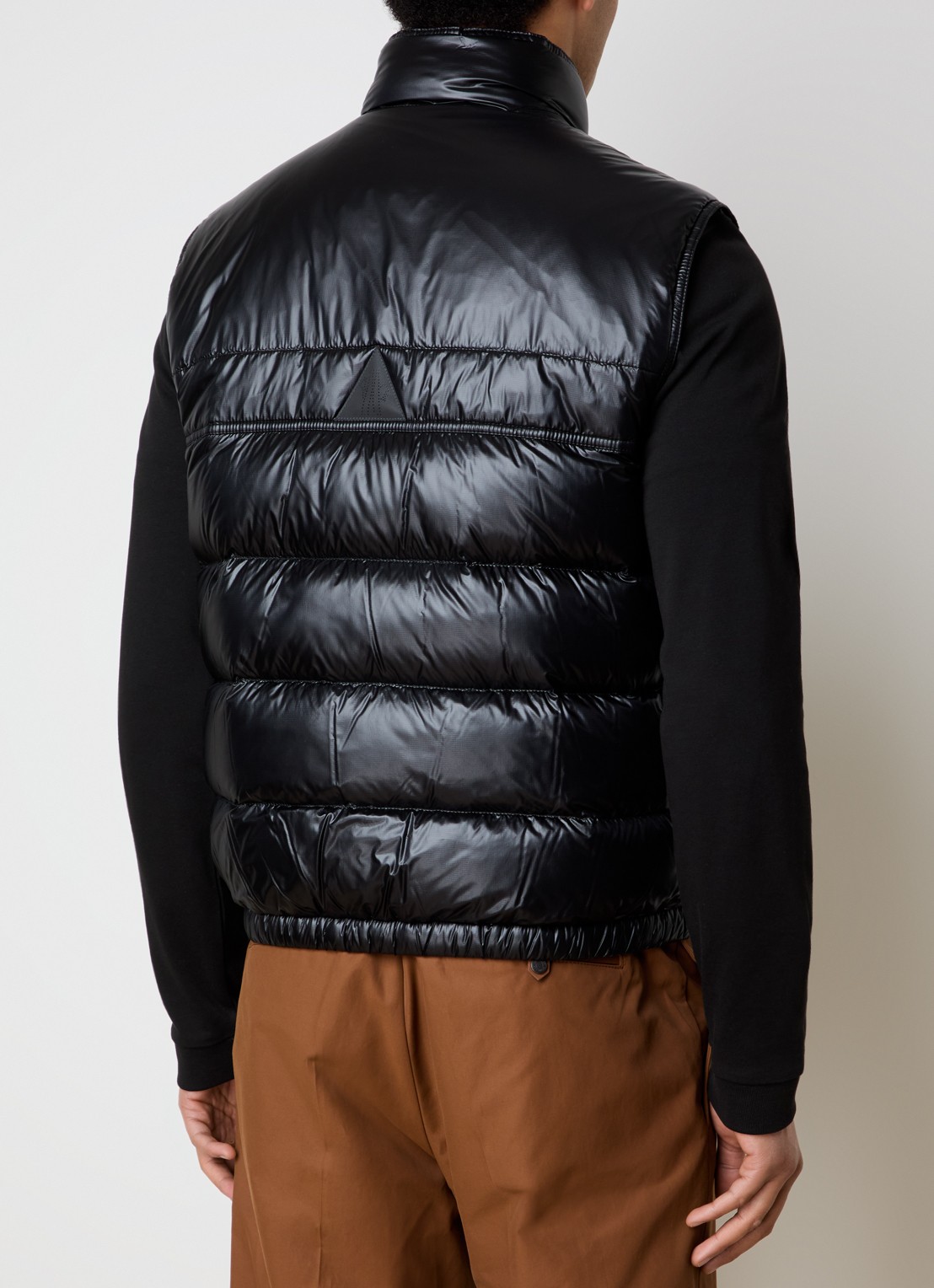 Moncler Uychi gewatteerd bomberjack met donsvulling - achterkant 6 zwart