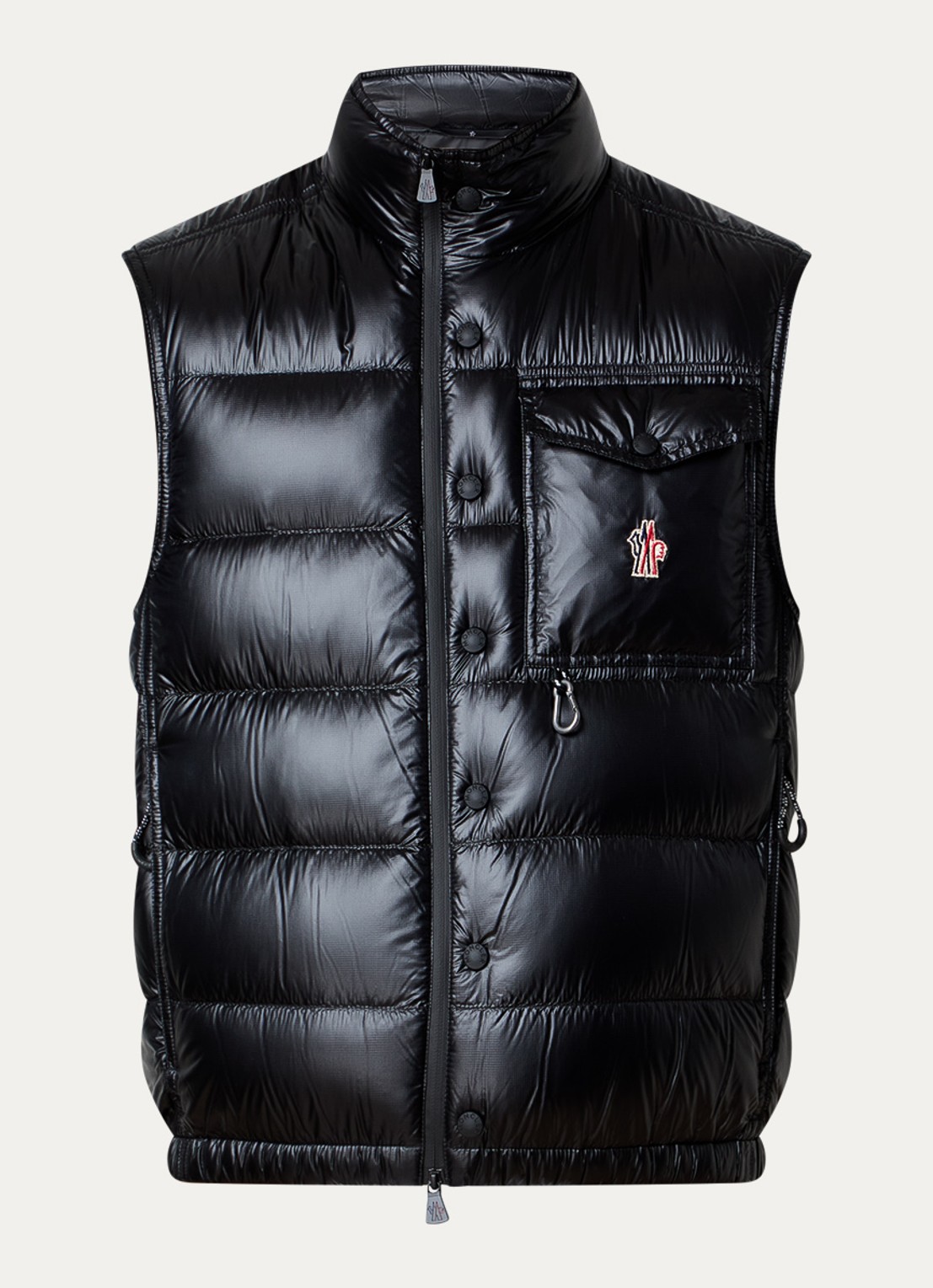 Moncler Uychi gewatteerd bomberjack met donsvulling - voorkant 4 zwart