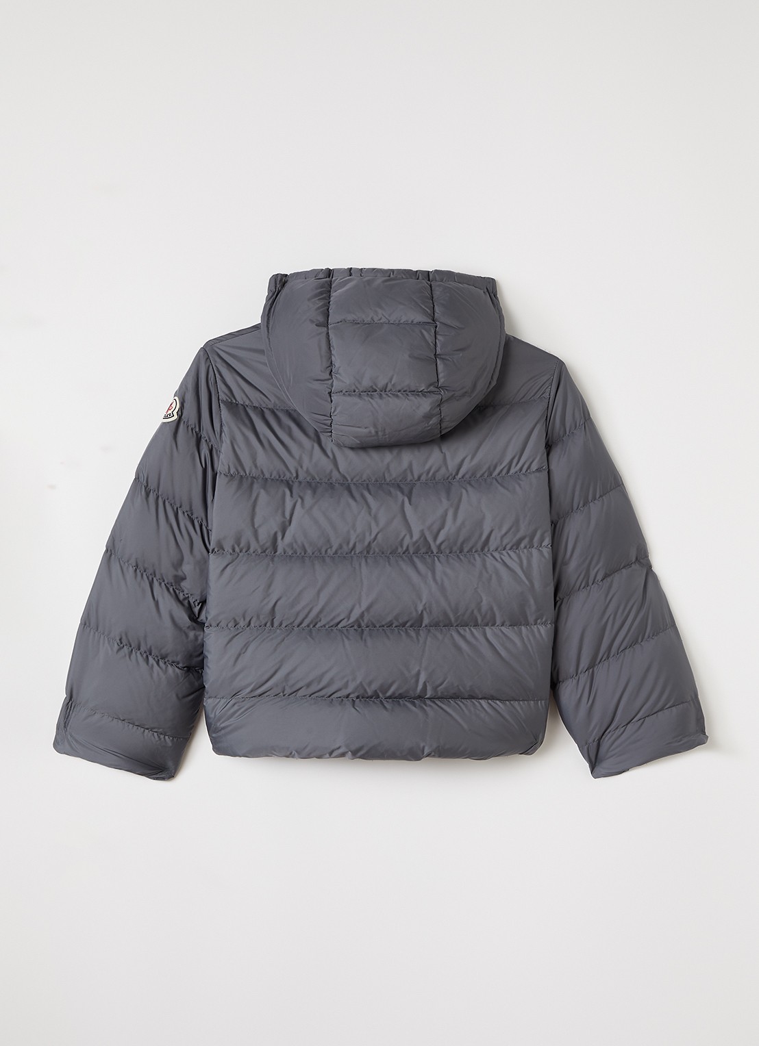 Moncler Xhante gewatteerd jack met donsvulling - achterkant donkergrijs