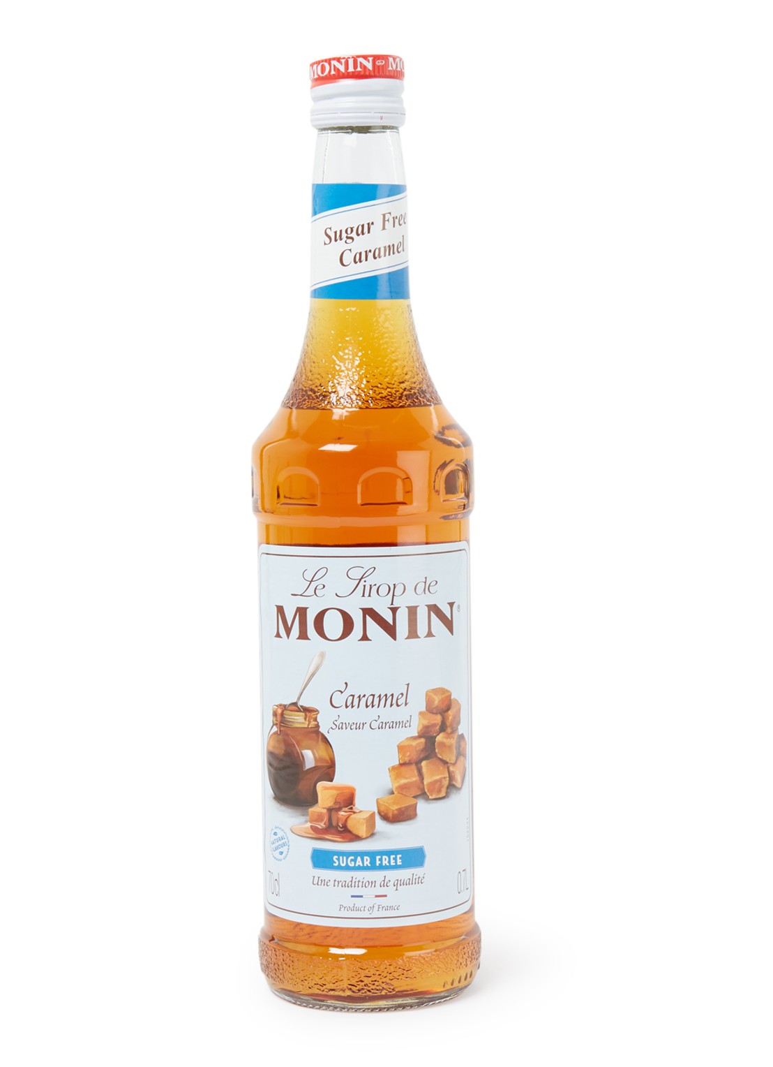 Monin C'aramel siroop suikervrij 700 ml - voorkant undefined