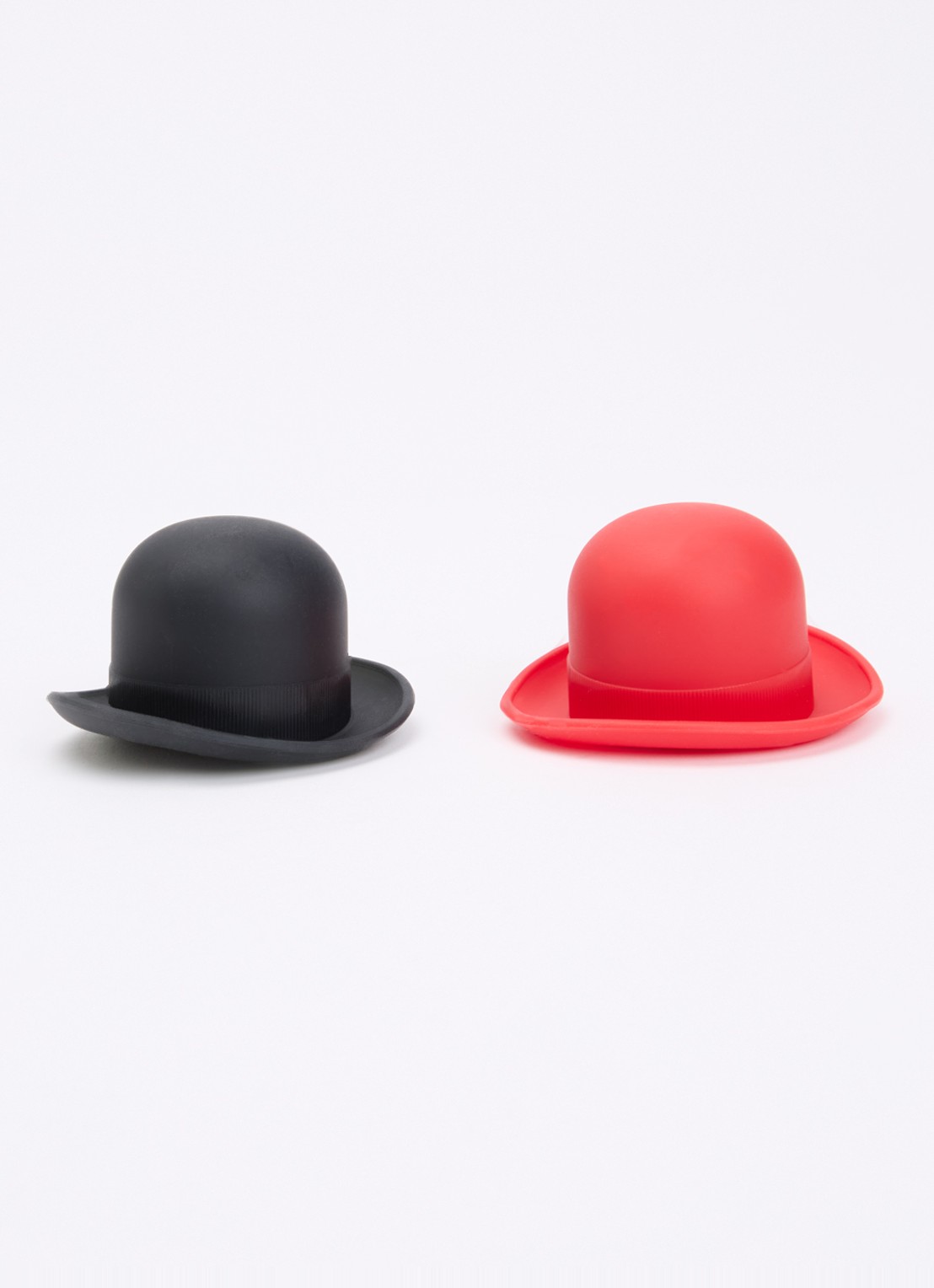 Monkey Business Bowler wijnstopper set van 2 - voorkant 2 zwart