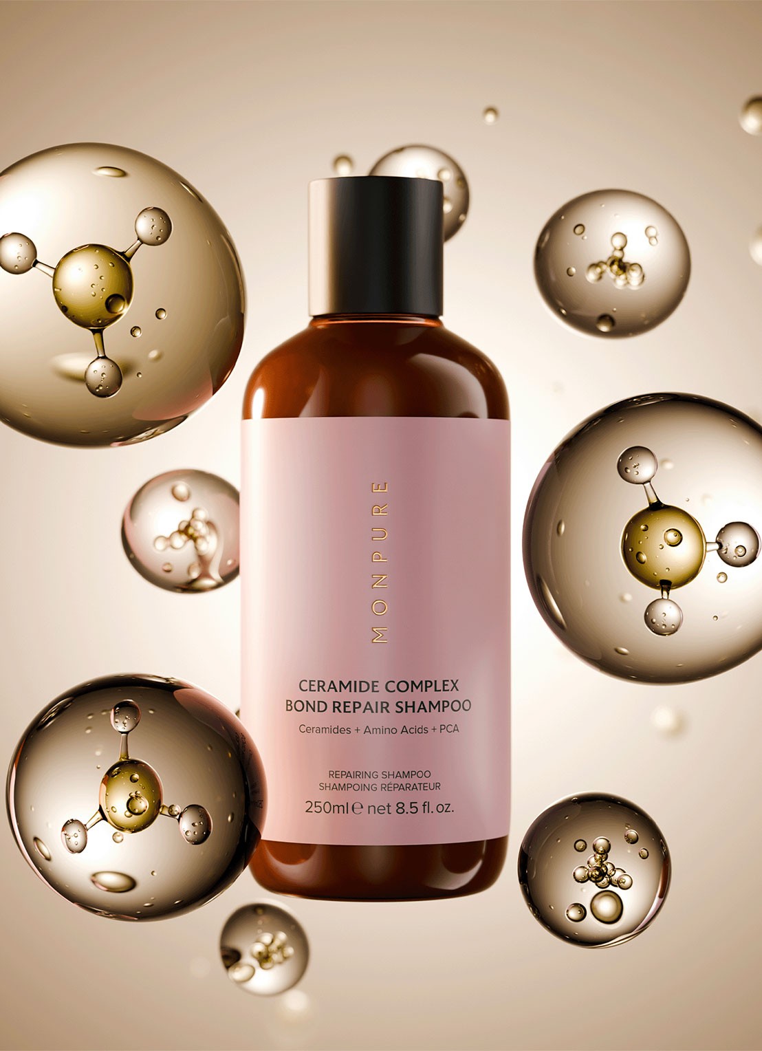 Monpure Ceramide Complex Bond Repair Shampoo - verzorgende shampoo - detail 5 undefined