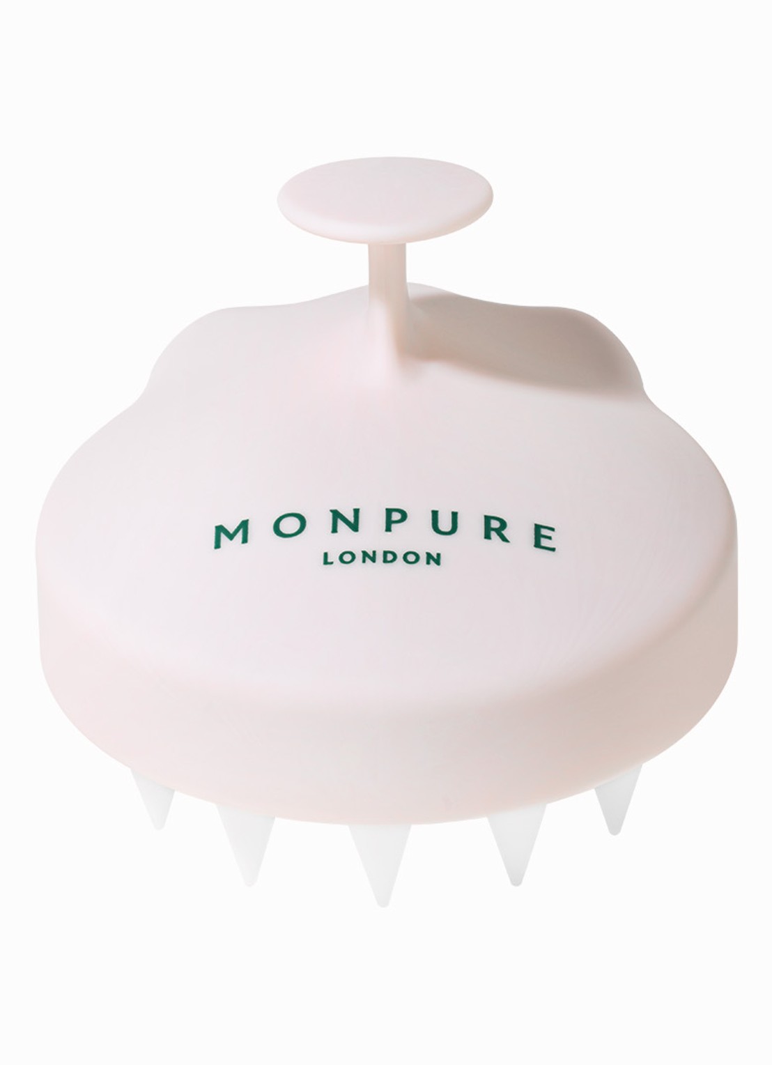 Monpure Scalp Massager - hoofdhuid massageborstel - voorkant 3 roze