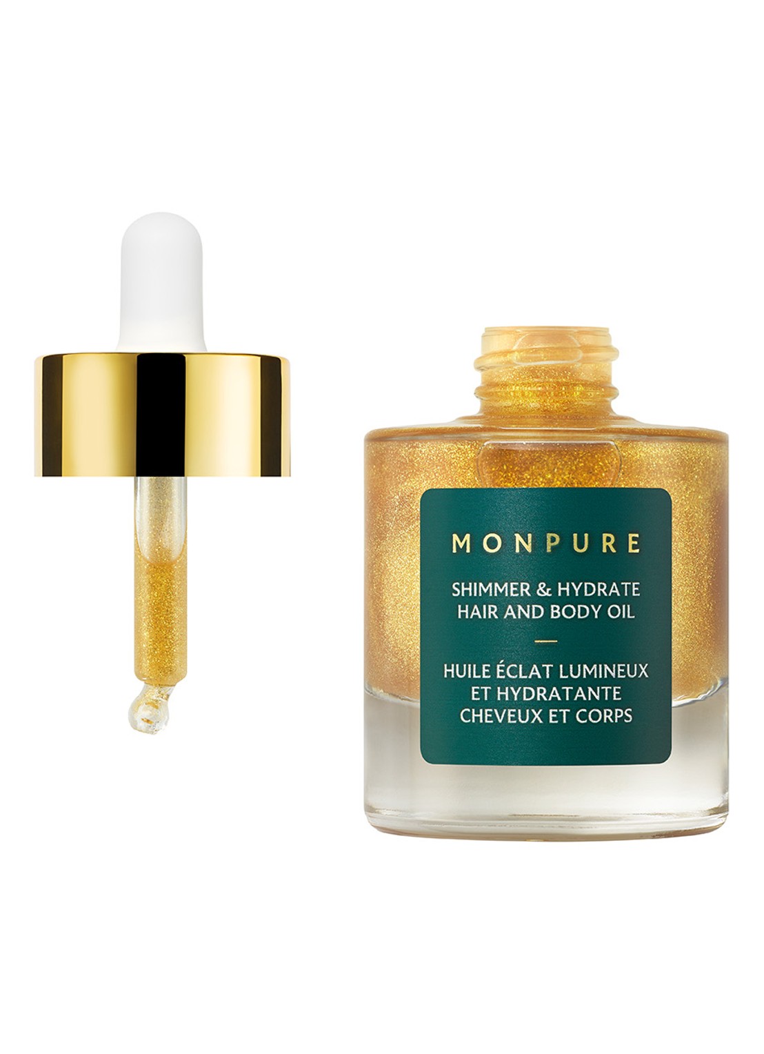 Monpure Shimmer & Hydrate hair and body oil - haar- en huidolie - detail 2 undefined