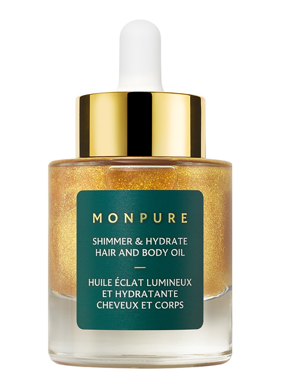 Monpure Shimmer & Hydrate hair and body oil - haar- en huidolie - voorkant 4 undefined