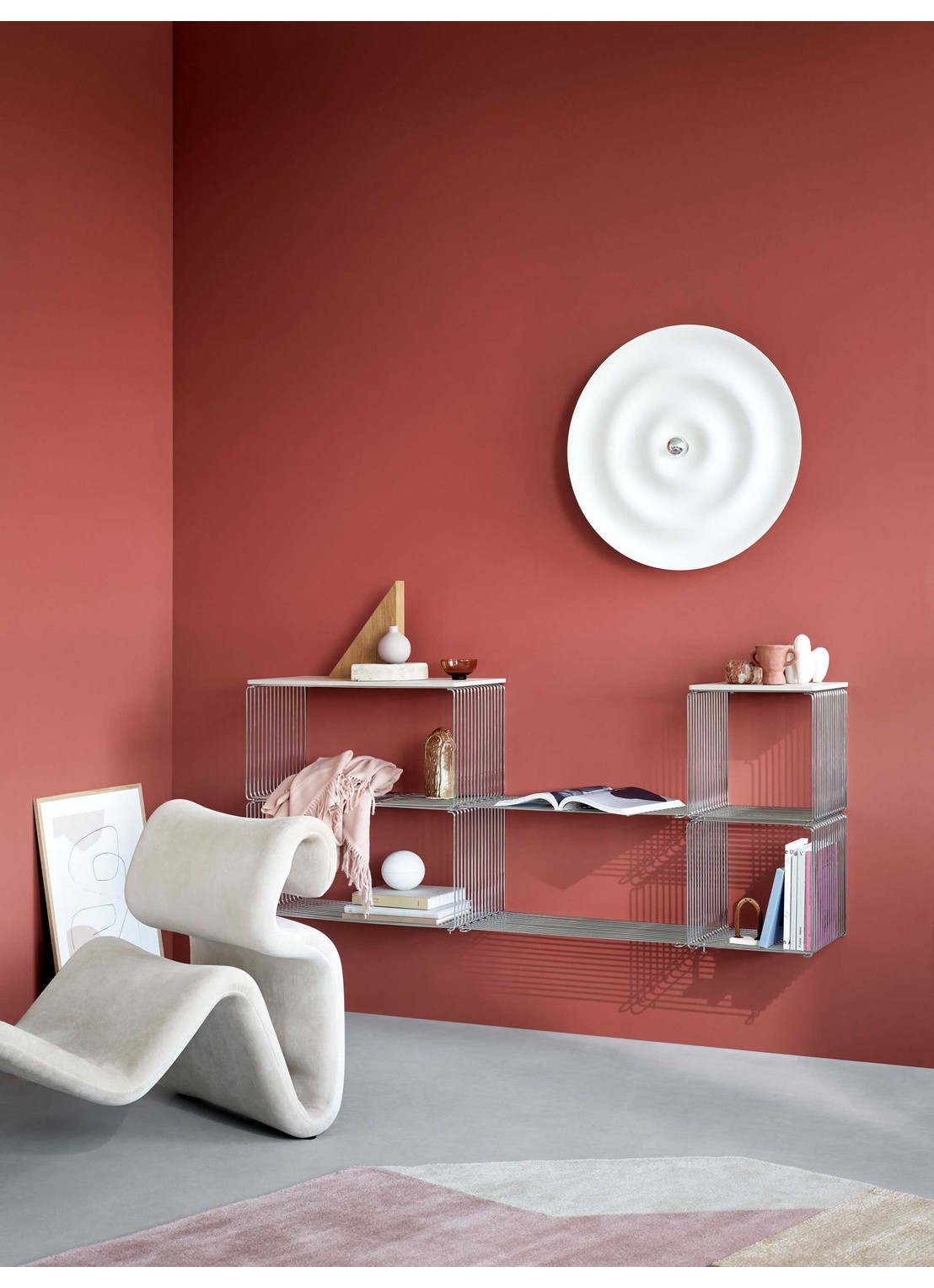 Montana Panton Wire wandkast 34,8 cm - detail 5 chroom