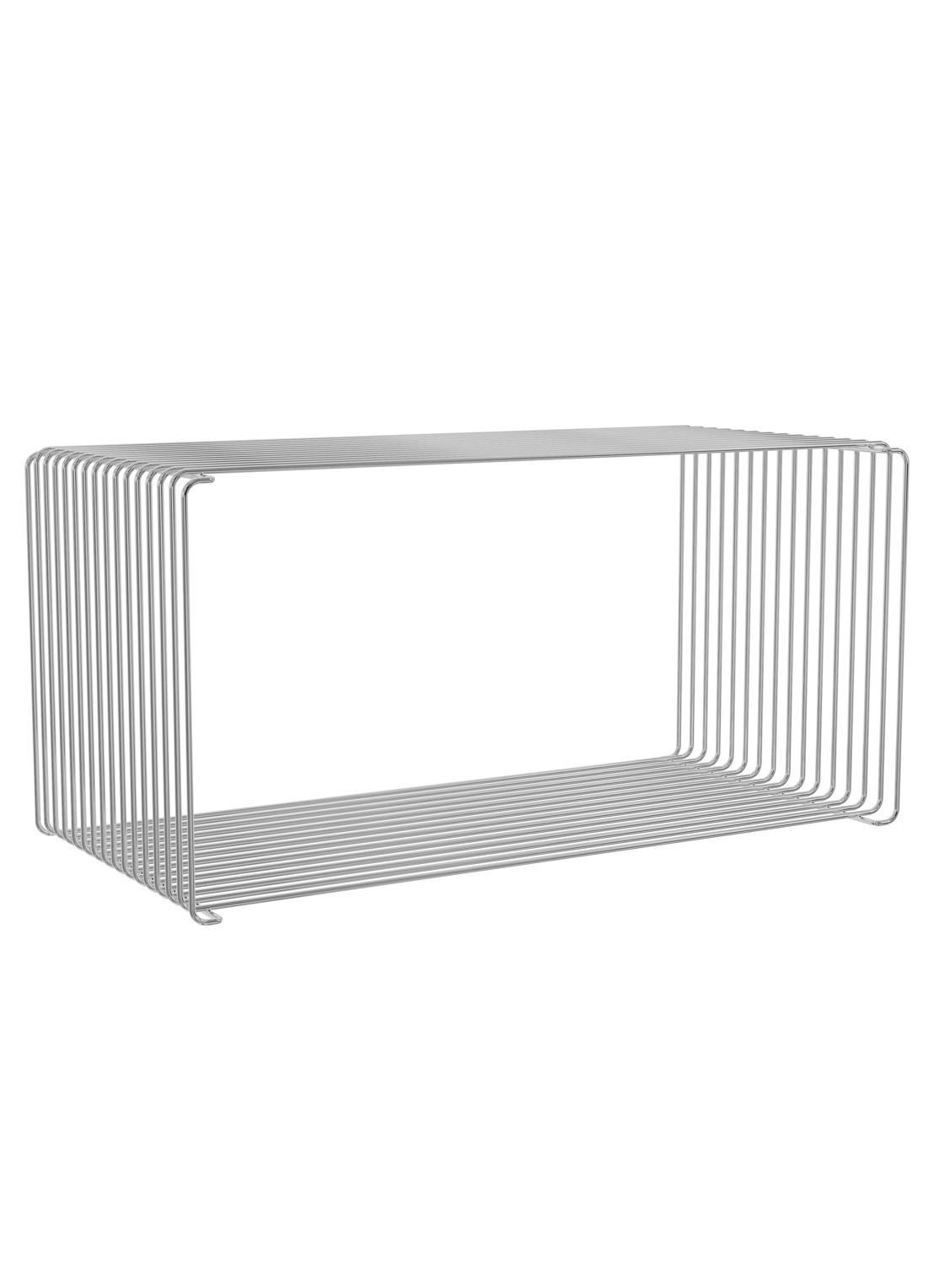 Montana Panton Wire wandkast 34,8 cm - voorkant chroom