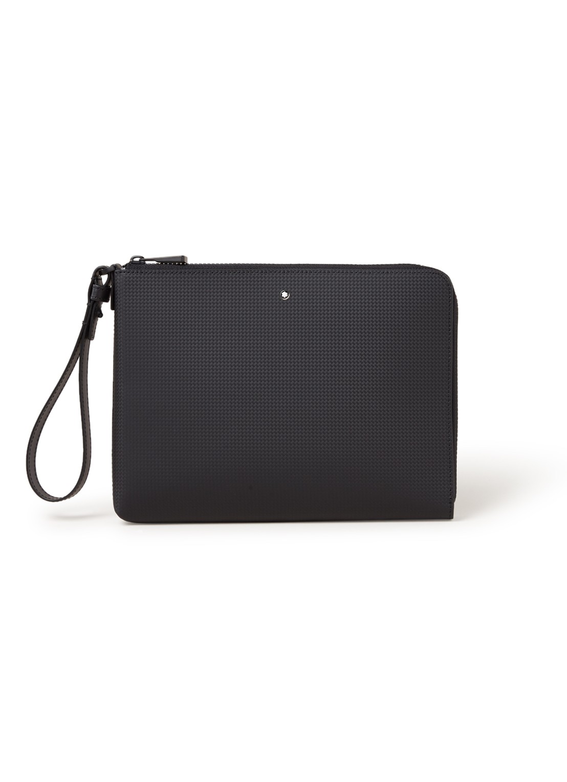Montblanc Extreme 2.0 M businesstas van leer - voorkant zwart
