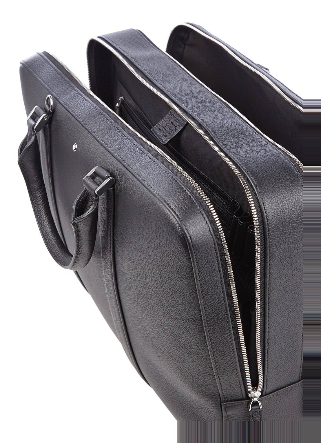 Montblanc Meisterstück Soft Grain businesstas van leer - detail 4 zwart