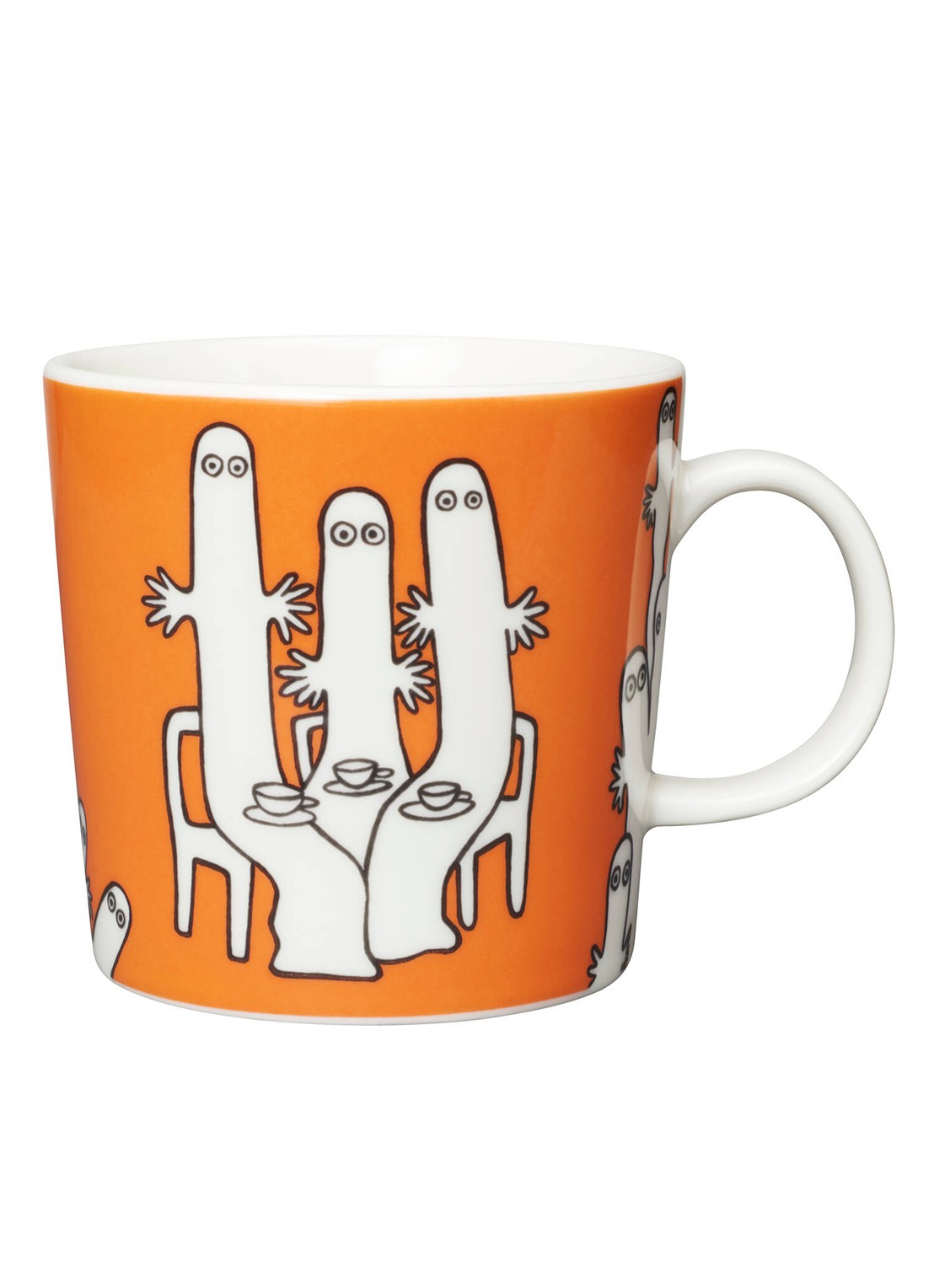 Moomin Arabia Hattifatteners Moomin kopje 30 cl - voorkant 3 orange