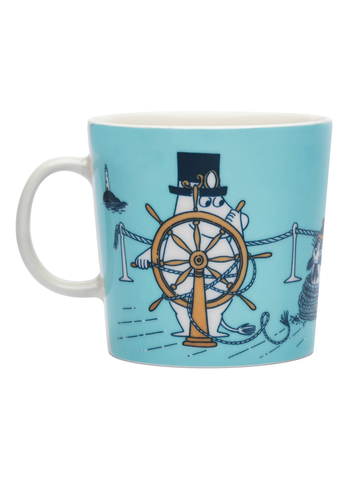 Moomin Arabia Moomin ABC C mok 40 cl - voorkant 2 blauw