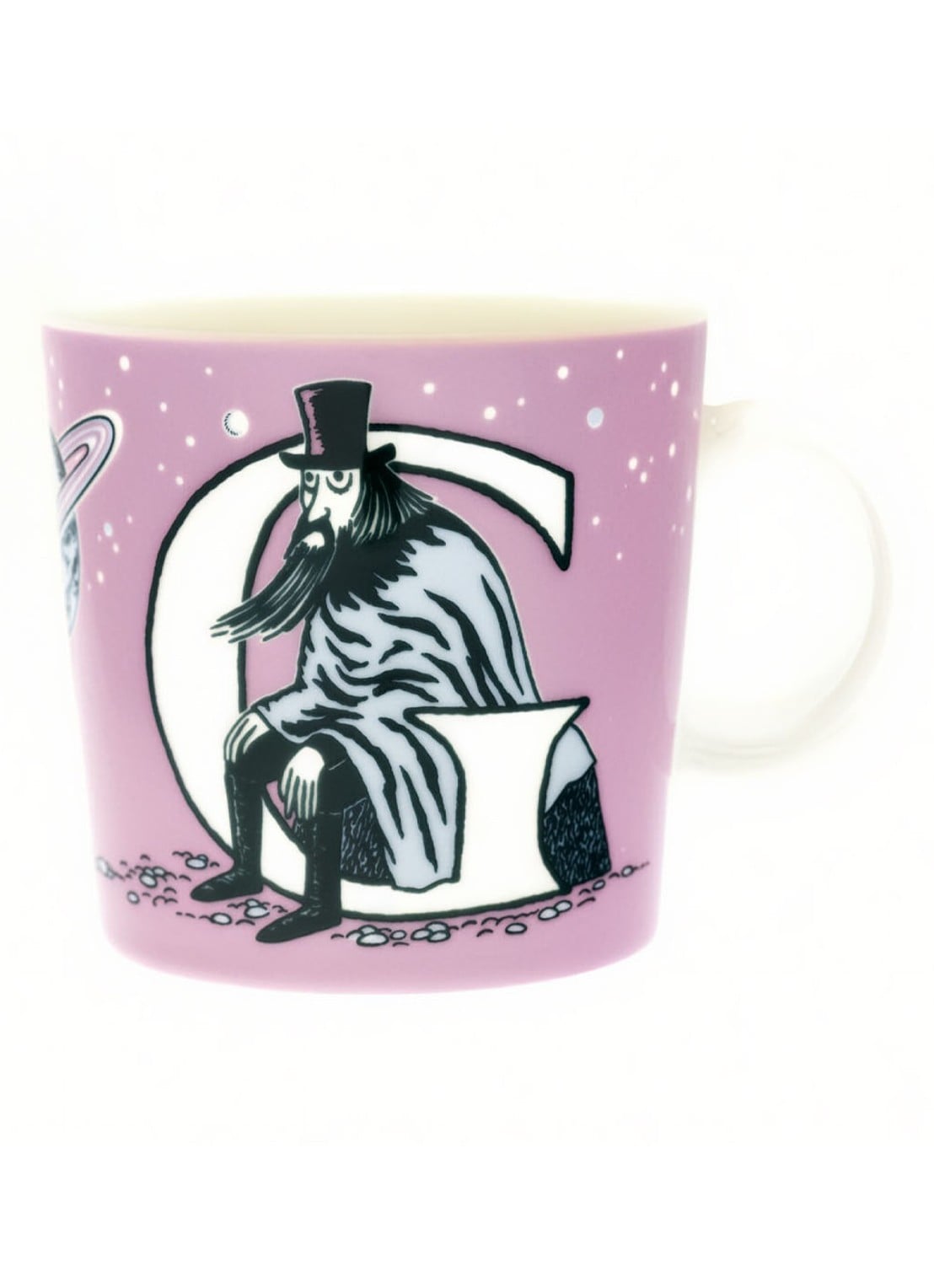 Moomin Arabia Moomin ABC G mok 40 cl - voorkant roze