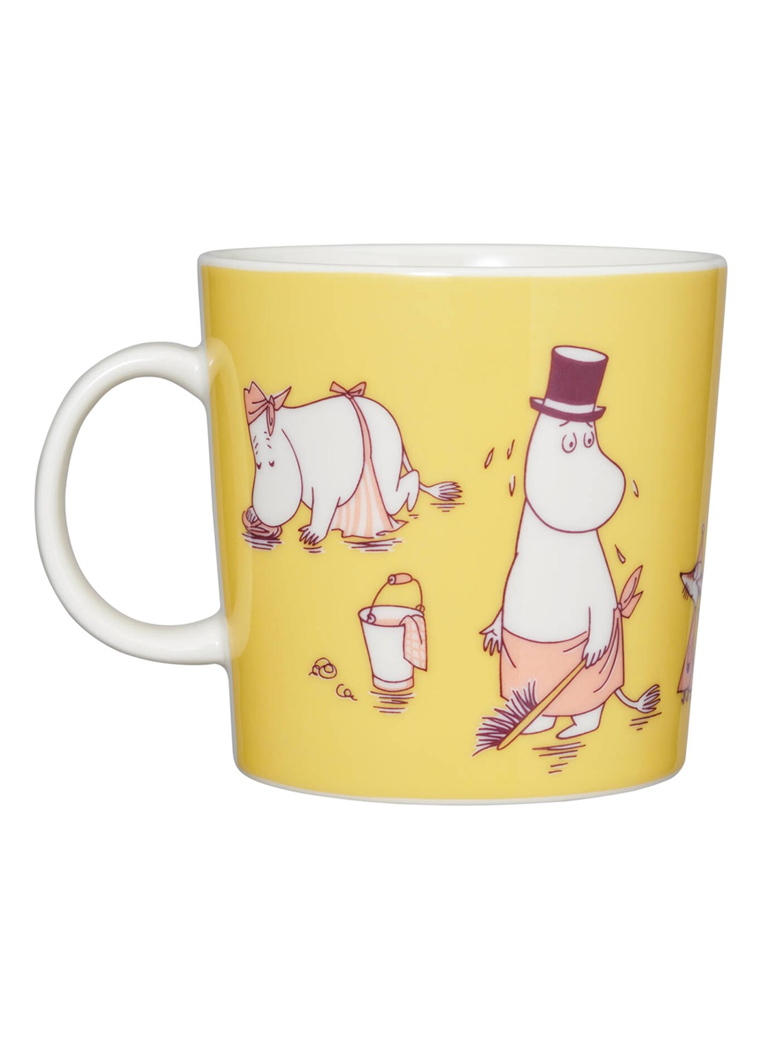 Moomin Arabia Moomin ABC R mok 40 cl - voorkant 2 geel