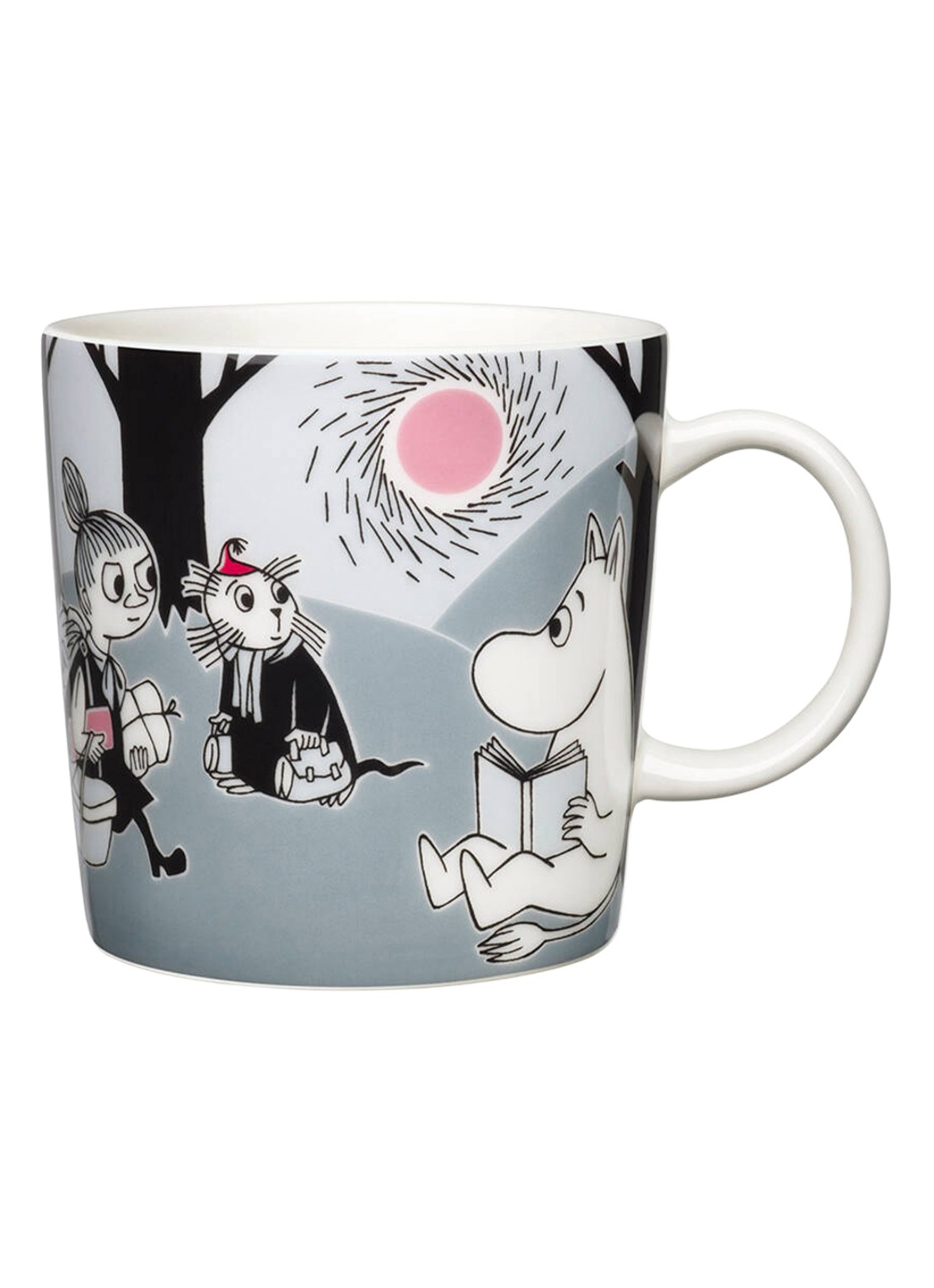 Moomin Arabia Moomin Adventure Move kopje 30 cl - voorkant grijs