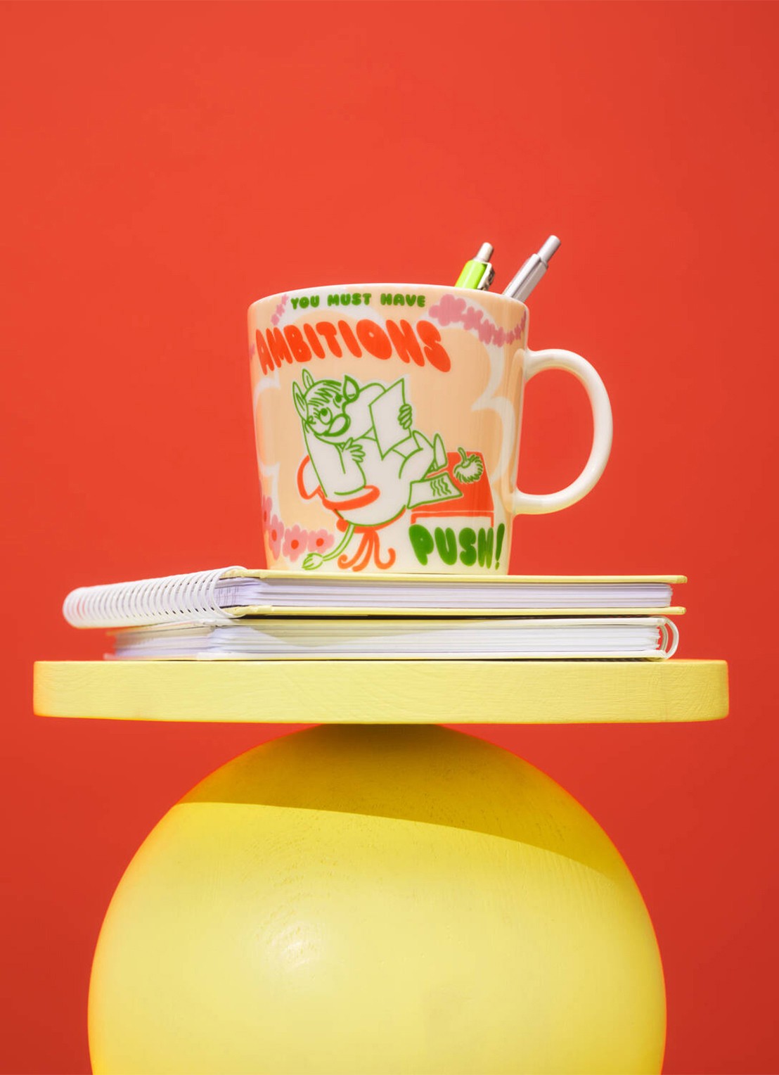 Moomin Arabia Moomin Boss Lady mok 40 cl - detail 2 orange