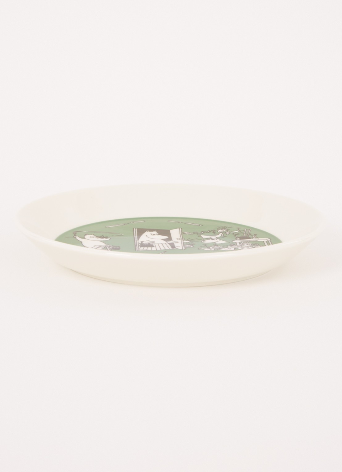 Moomin Arabia Moomin Collector's Plate 7/10 ontbijtbord 19 cm set van 2 - voorkant 4 multicolor