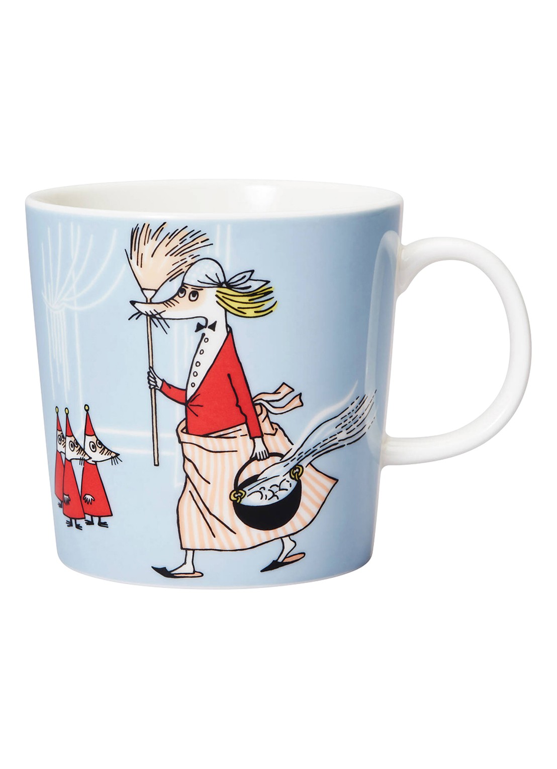 Moomin Arabia Moomin Fillyjonk kopje 30 cl - voorkant blauwgrijs