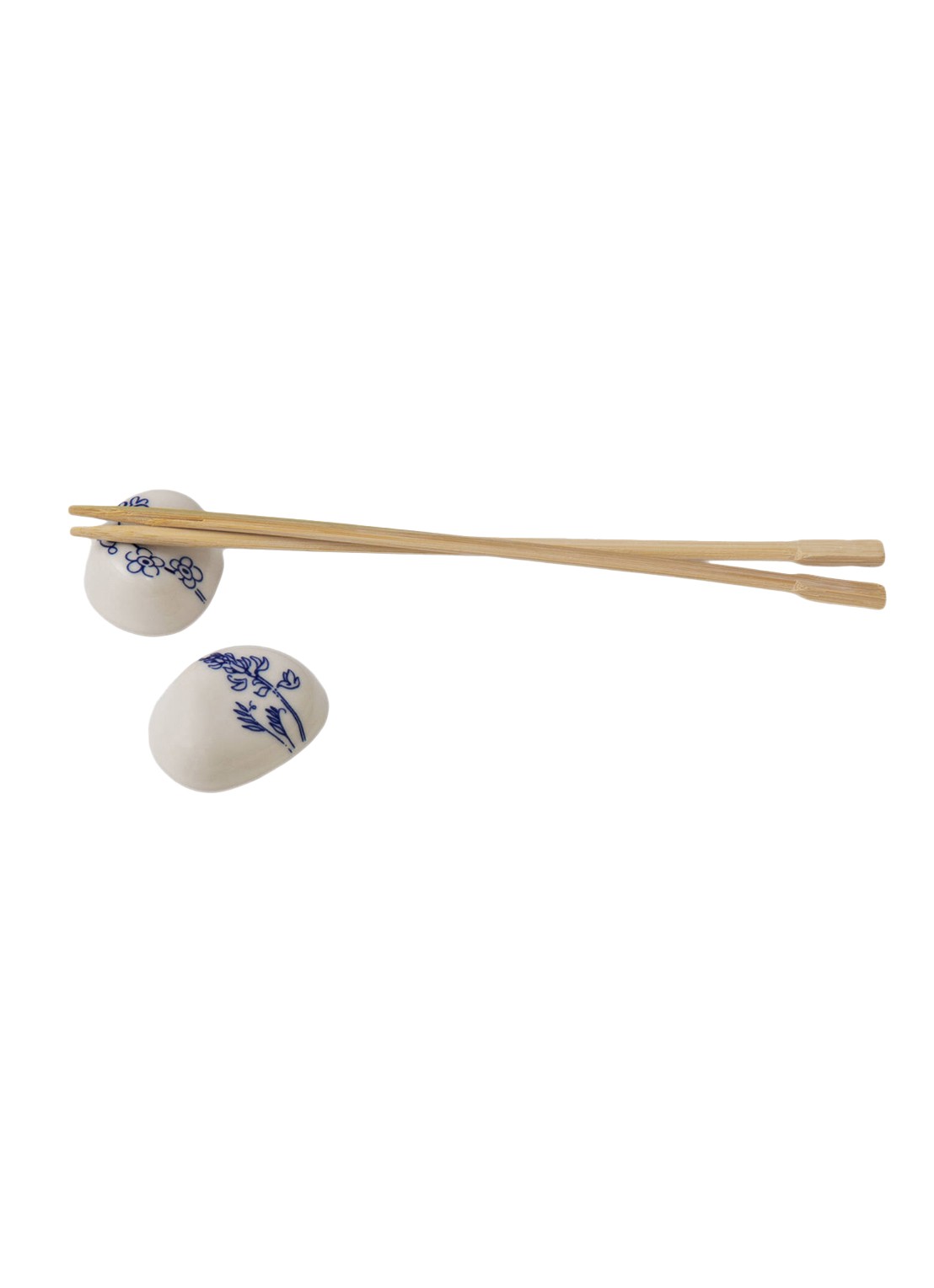 Moomin Arabia Moomin Haru eetstokjes houder set van 2 - voorkant blauw