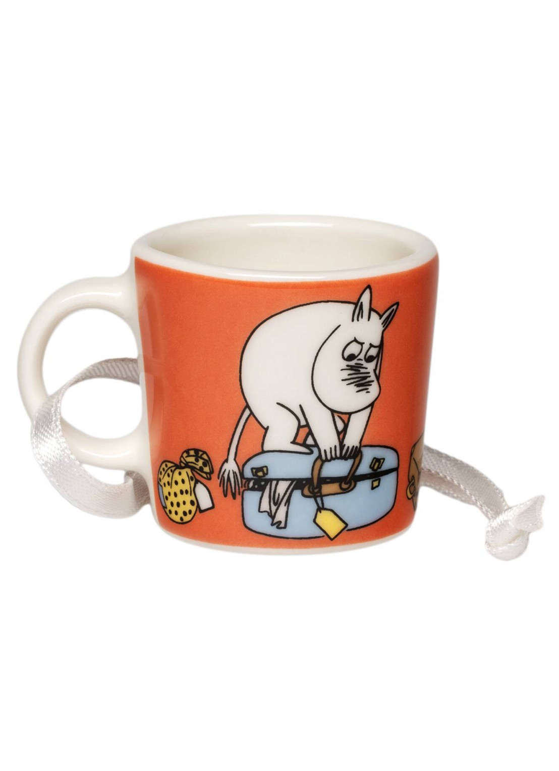 Moomin Arabia Moomin Holiday Rush kopje  - voorkant 2 orange