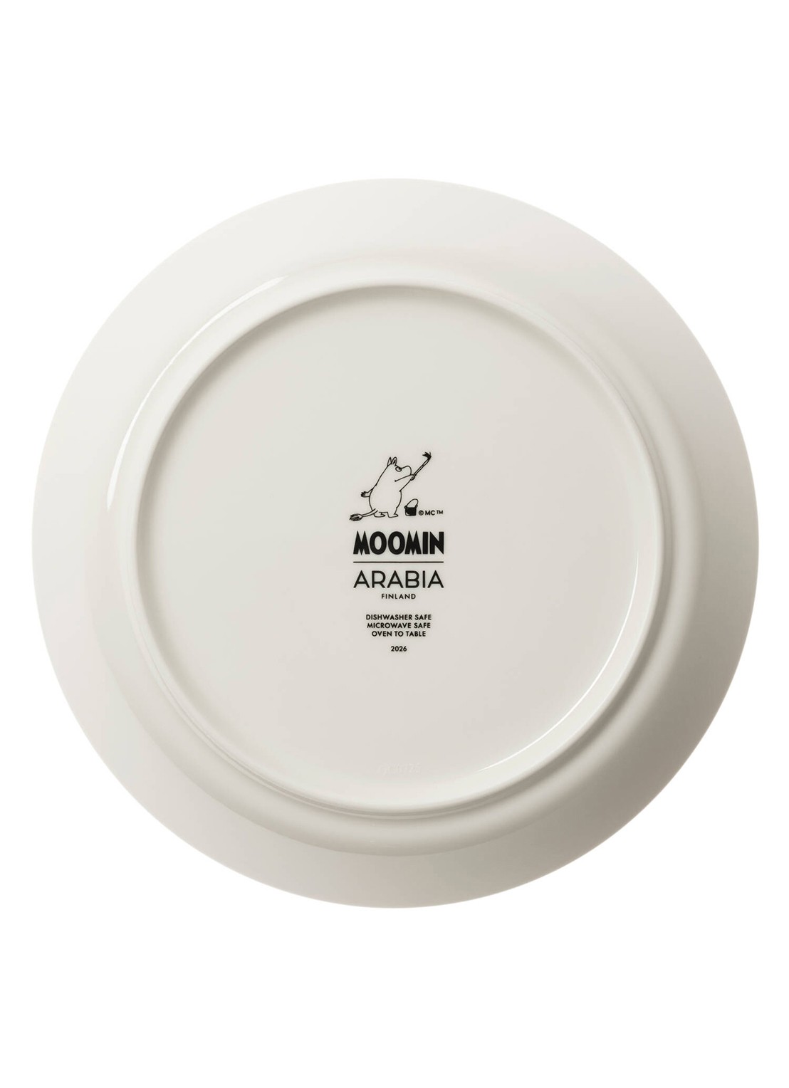 Moomin Arabia Moomin Holiday Rush ontbijtbord 19 cm - voorkant 2 orange